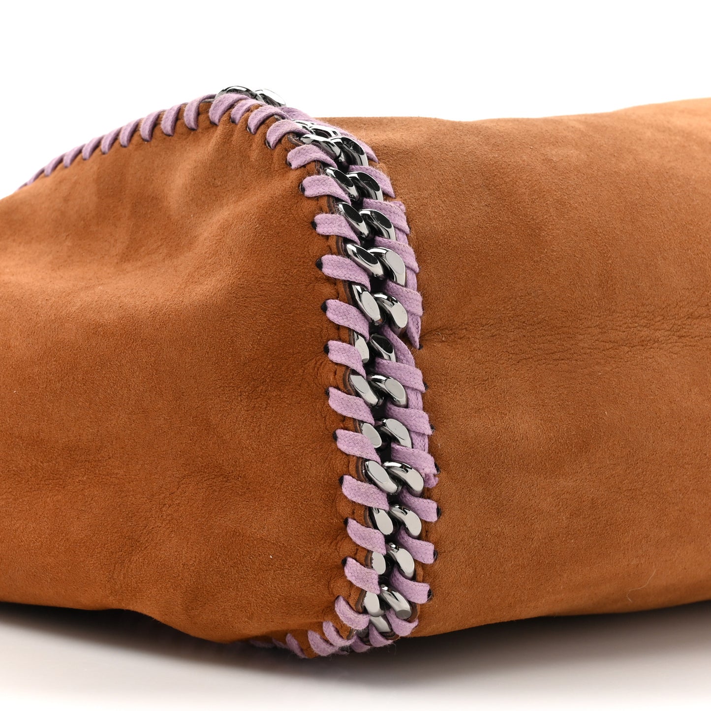 Shaggy Deer Falabella Reversible Tote Lilac Brown