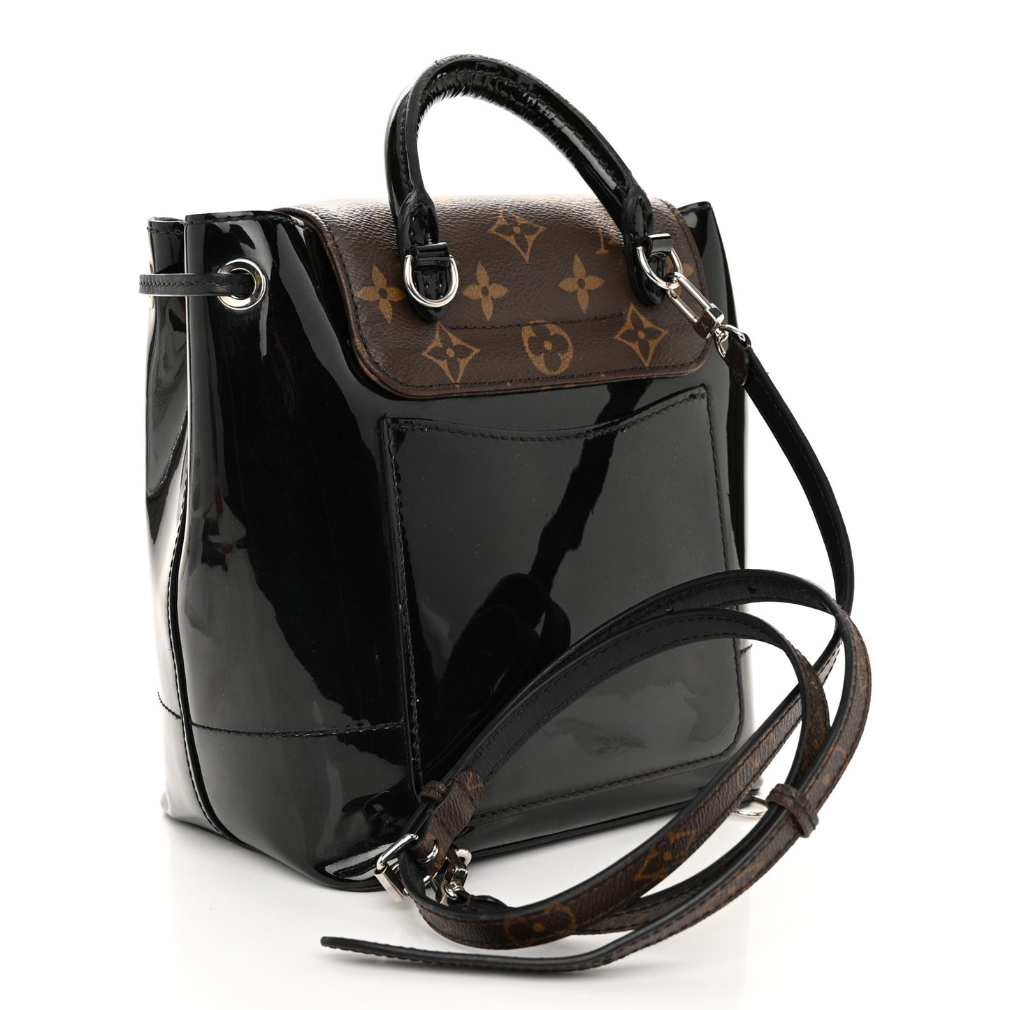 Patent Monogram Hot Springs Backpack Black