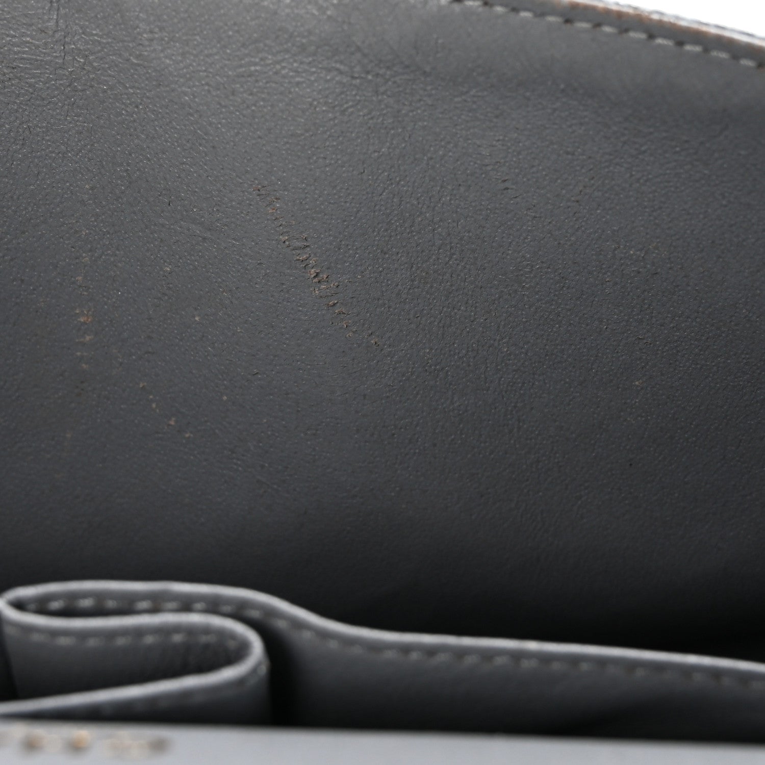 Chanel Caviar Quilted Medium Double Flap Grey 11 of 12