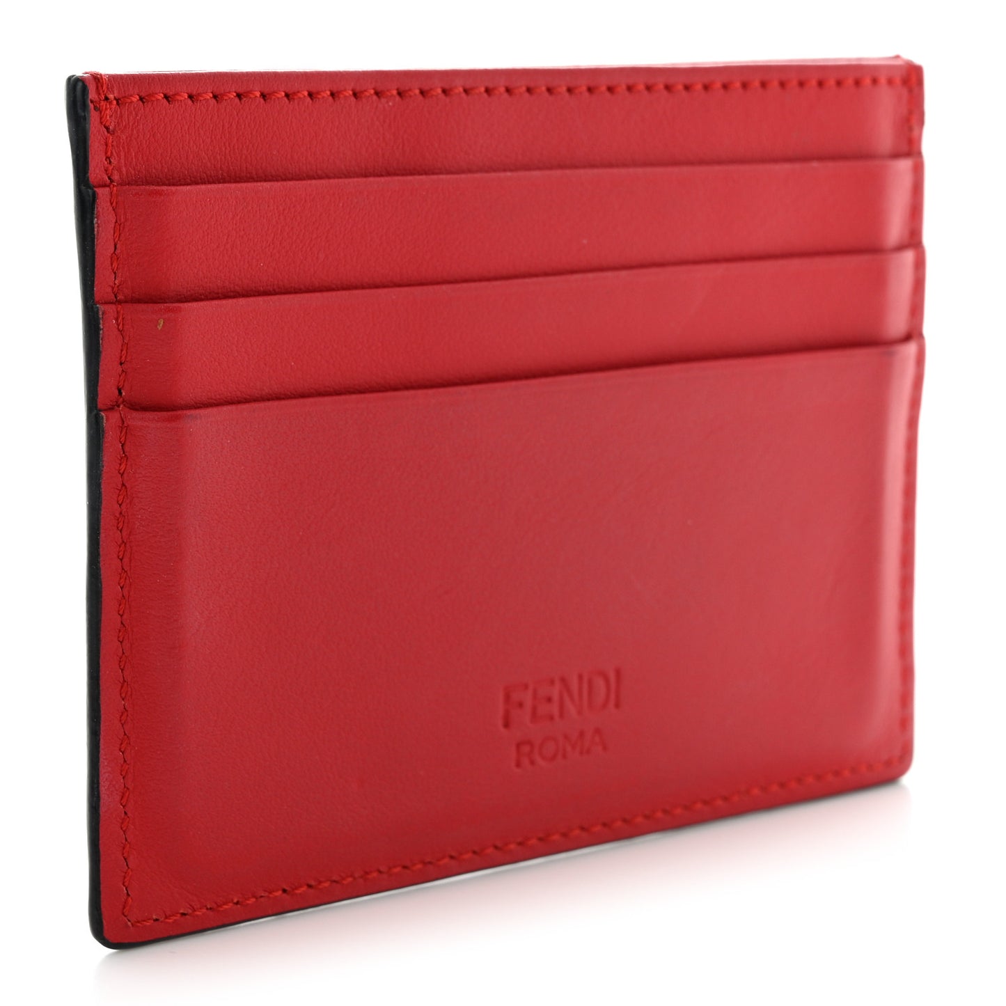 Vitello Century Face No Words Card Holder Fragola