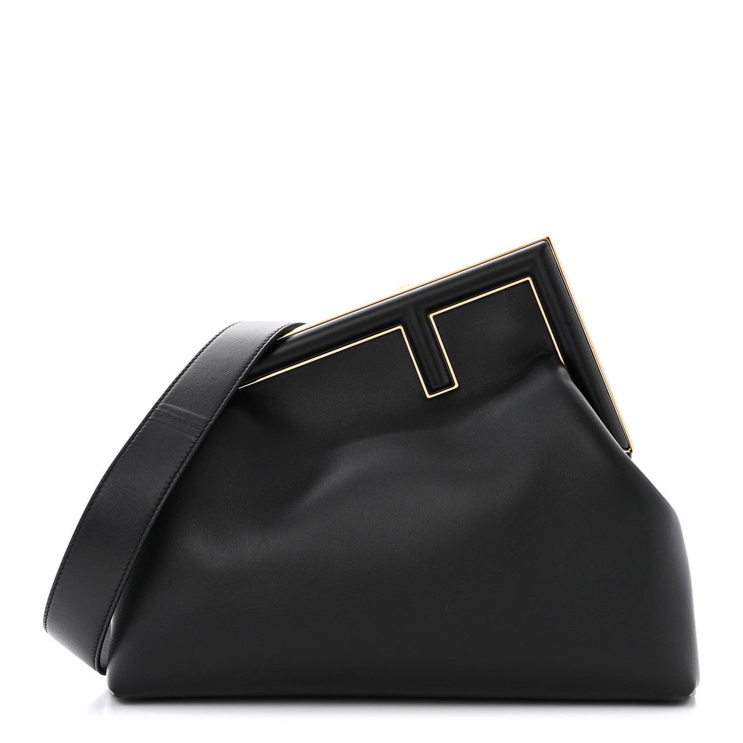 Shiny Nappa Medium Fendi First Black