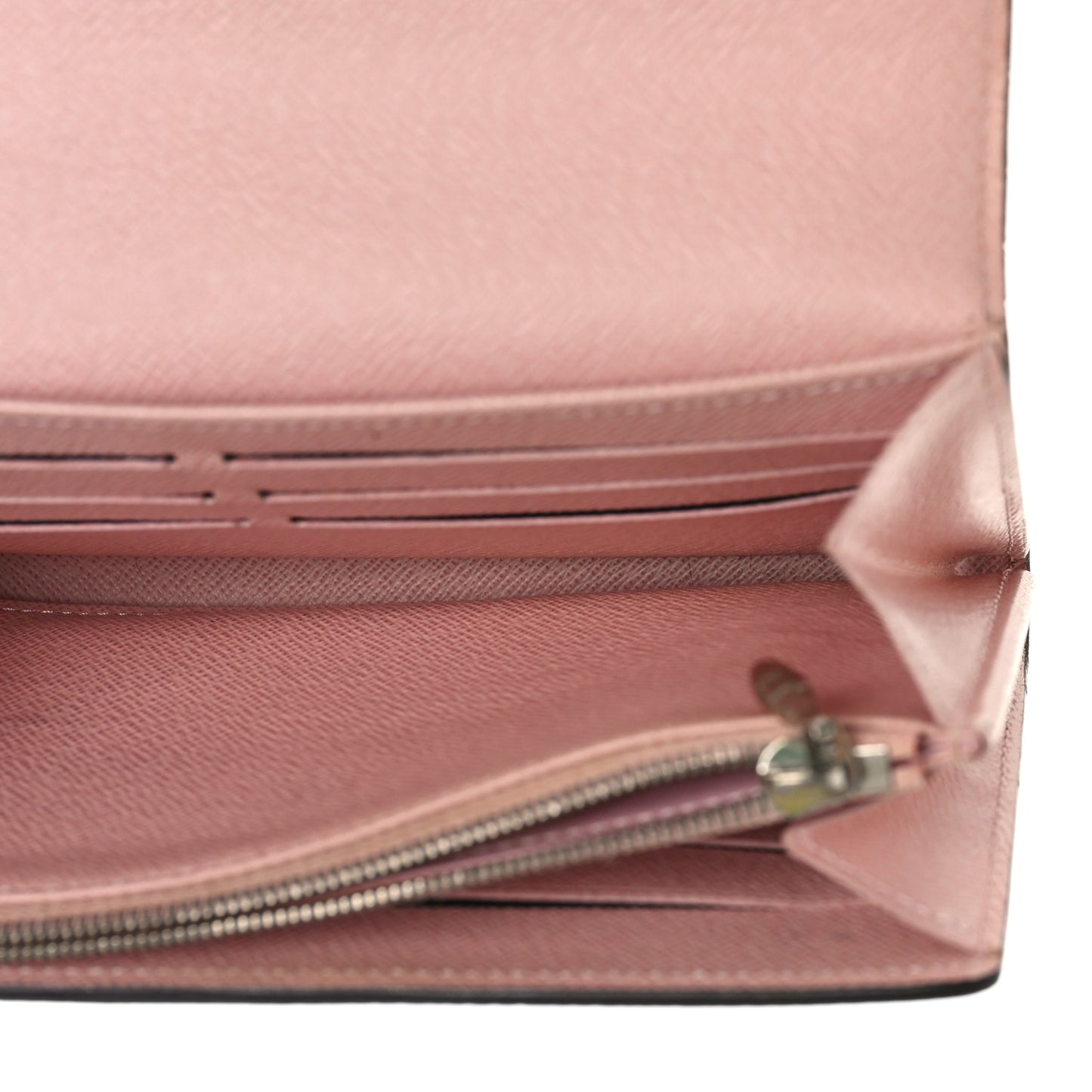 Epi Twist Wallet Rose Ballerine