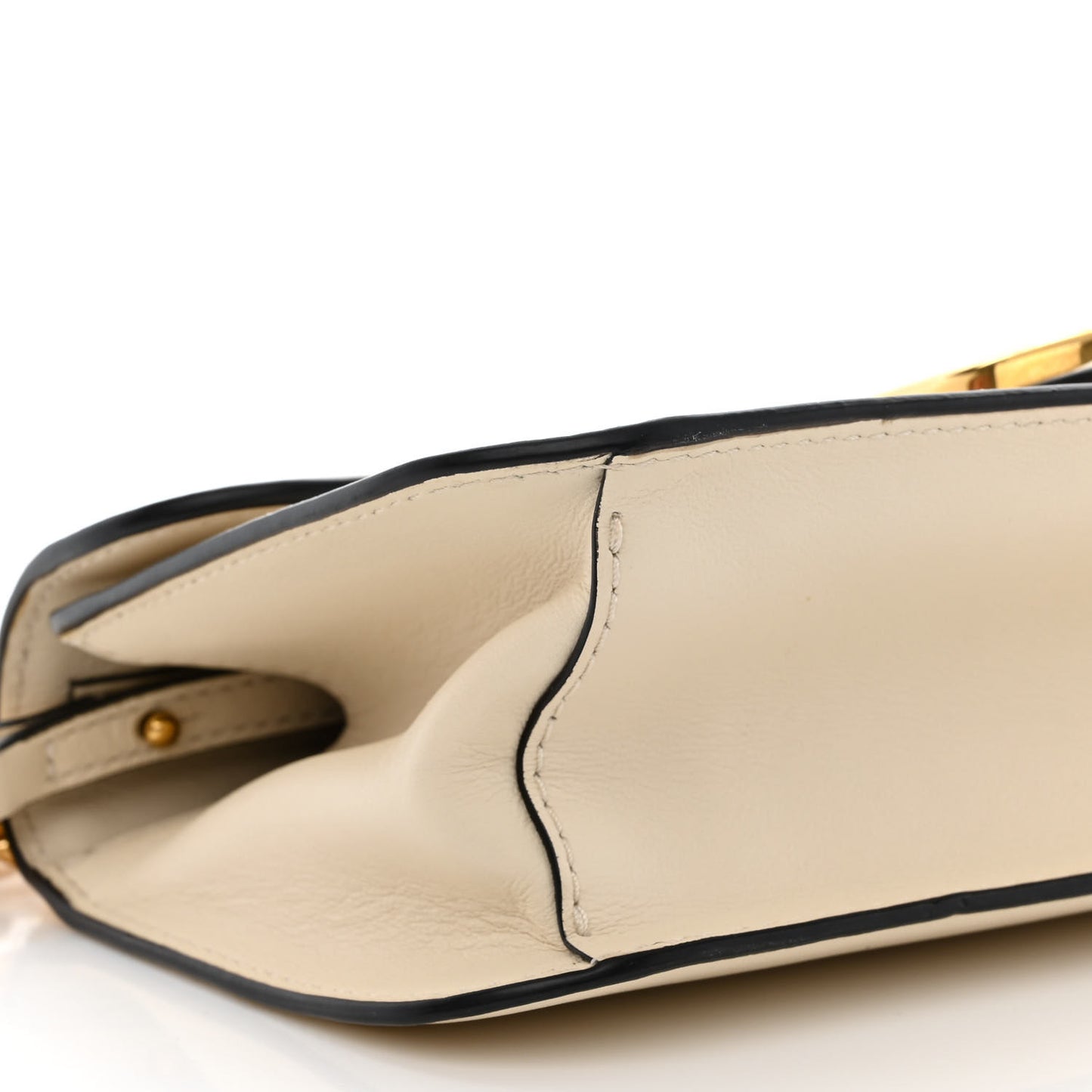 Calfskin Vlogo Loco Shoulder Bag Light Ivory