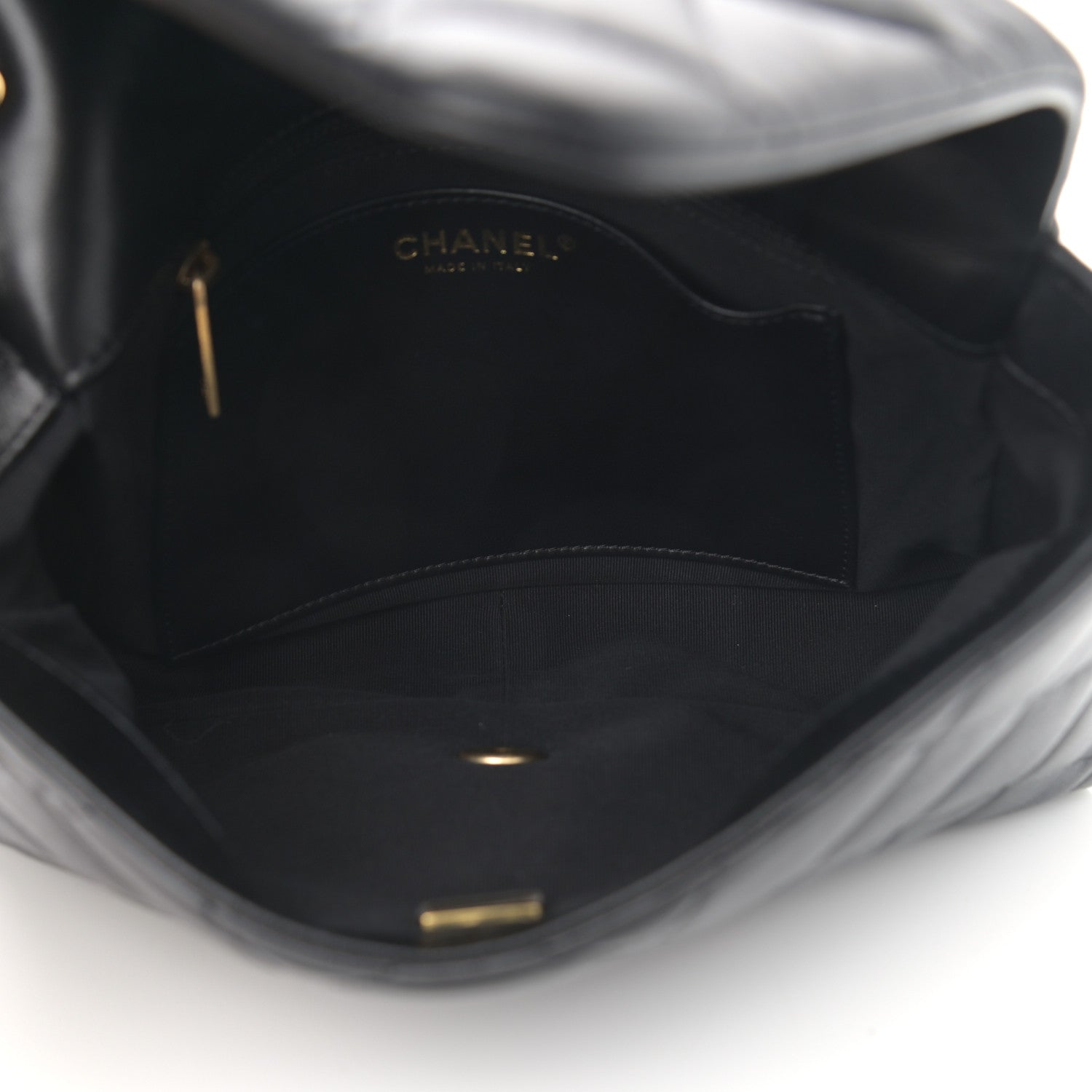 Chanel Lambskin Quilted Large CC Funky Town Flap Black 5 of 12