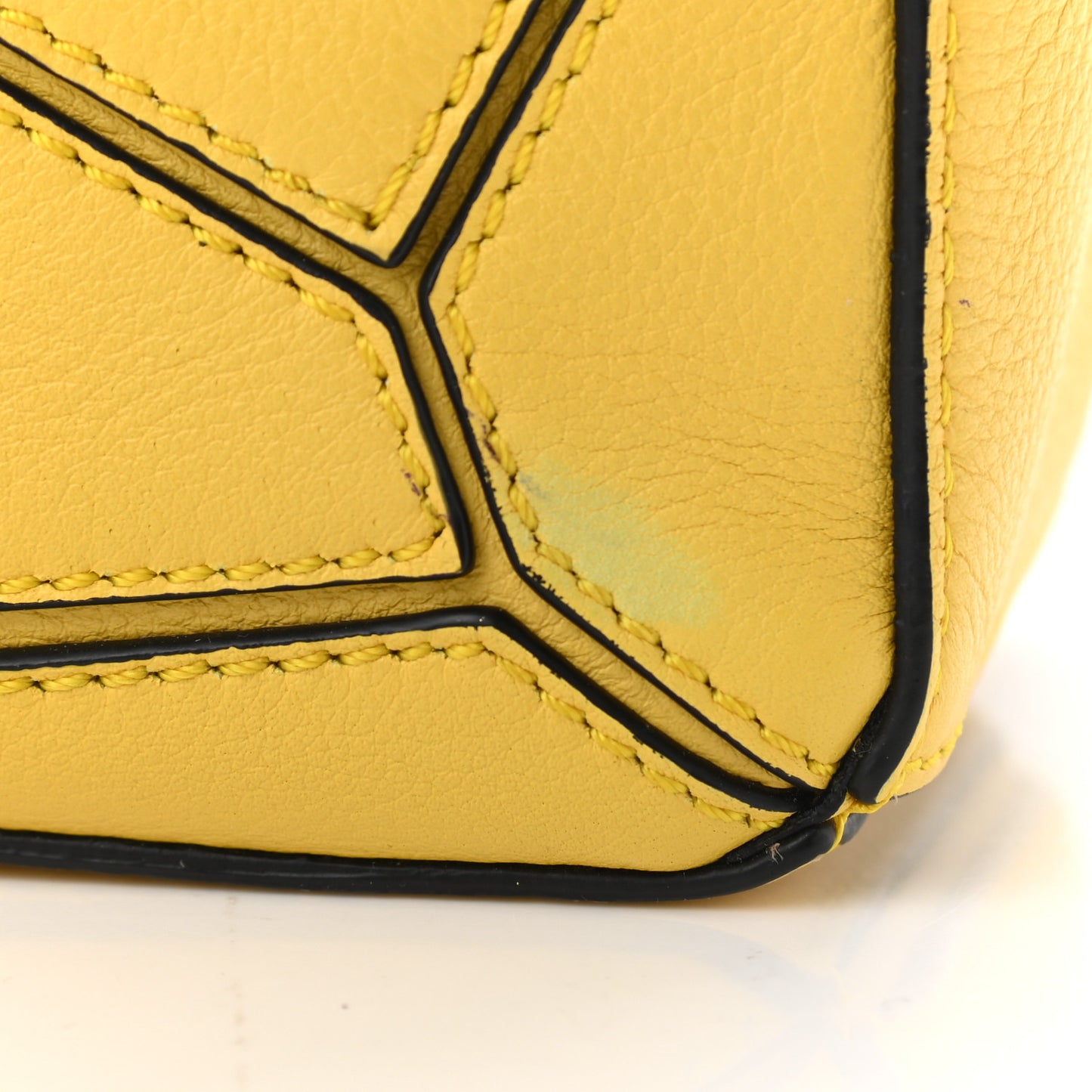 Calfskin Mini Puzzle Bag Yellow