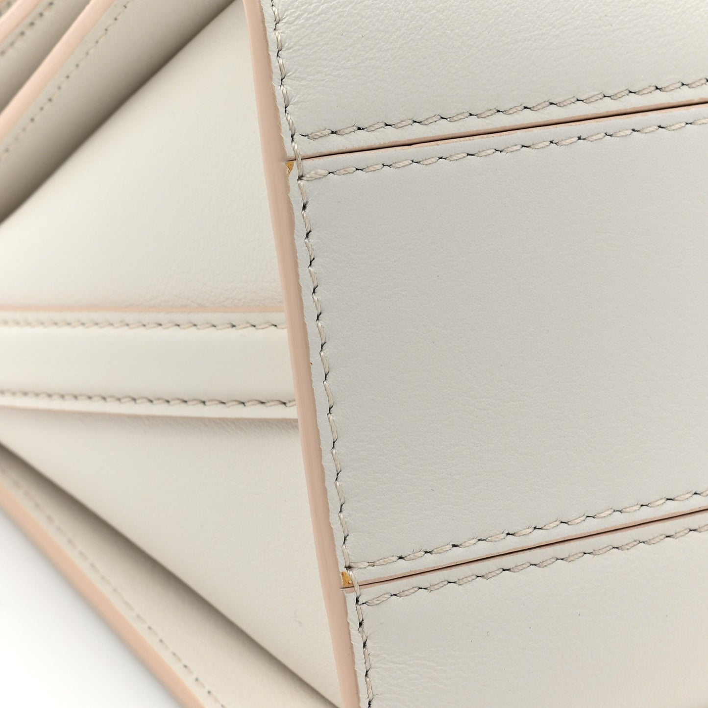 ALEXANDER MCQUEEN Calfskin The Small Story Bag Deep Ivory