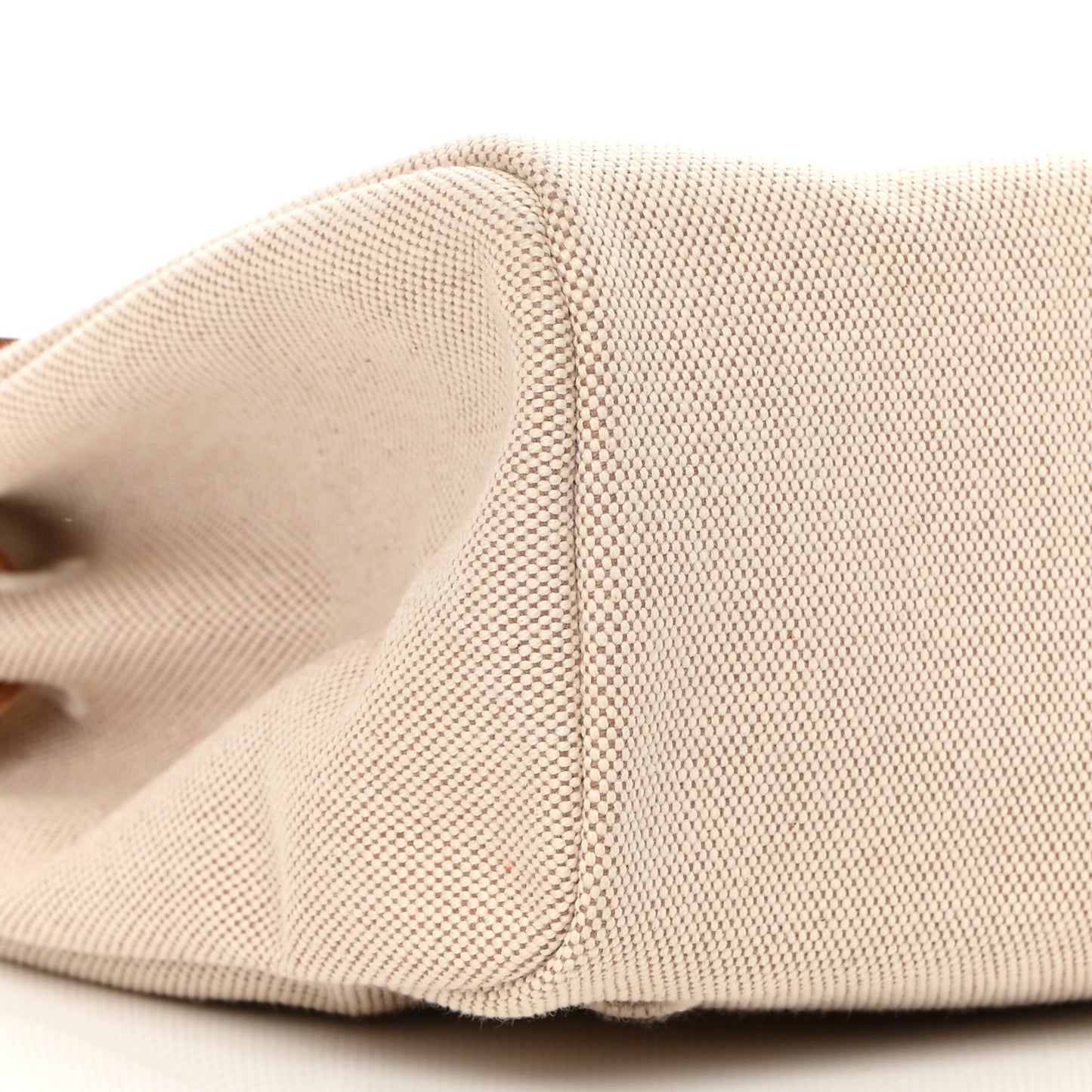 Toile Vache Calfskin Herbag 30 PM Backpack Natural