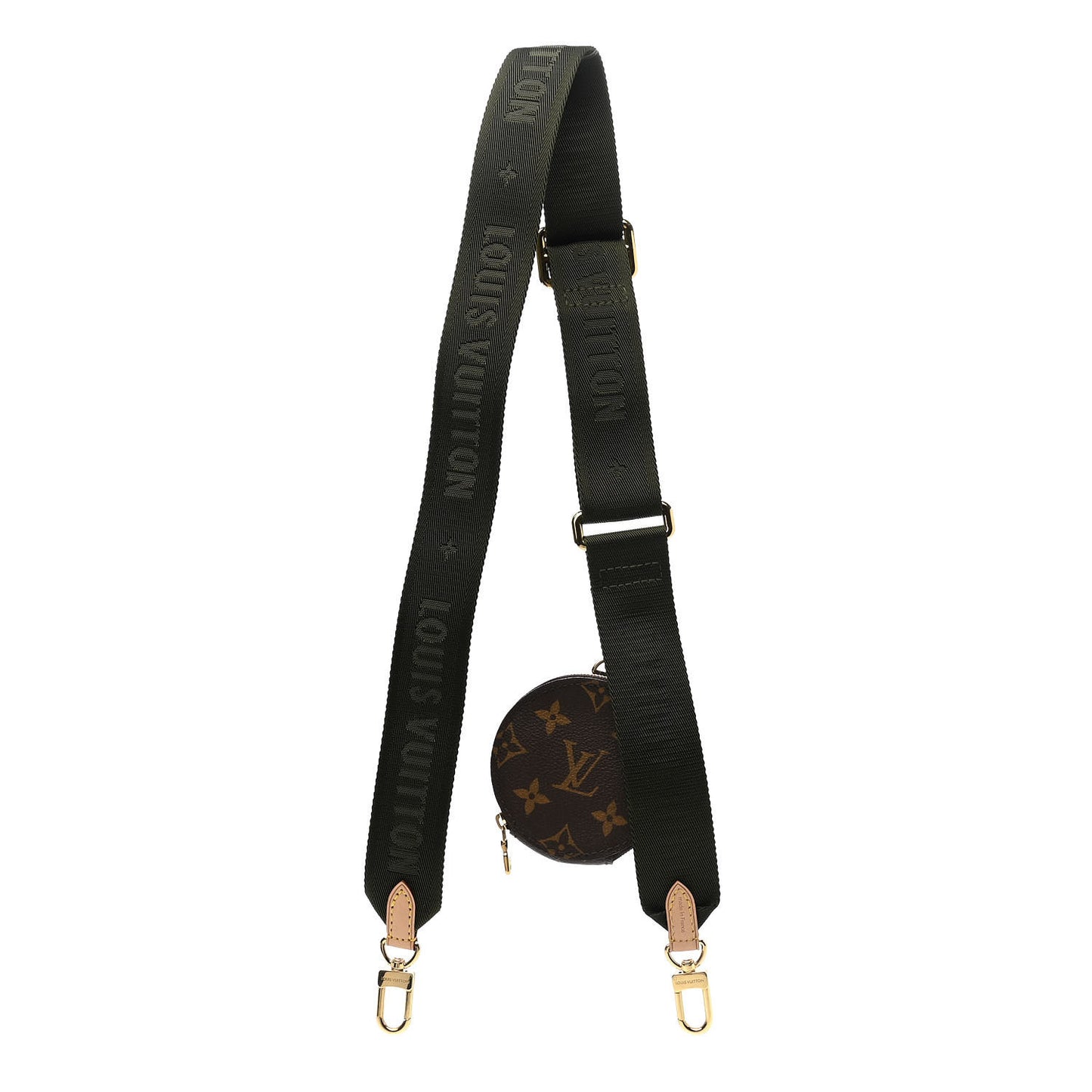 Monogram Multi Pochette Accessories Bandouliere Shoulder Strap Kaki