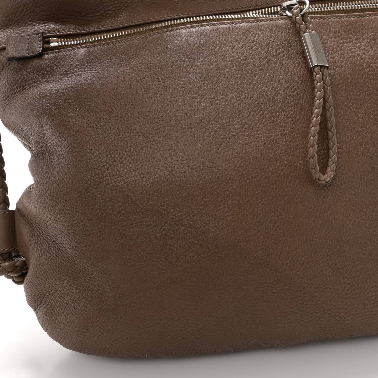 Deerskin Interlocking G Braided Messenger Bag Maple