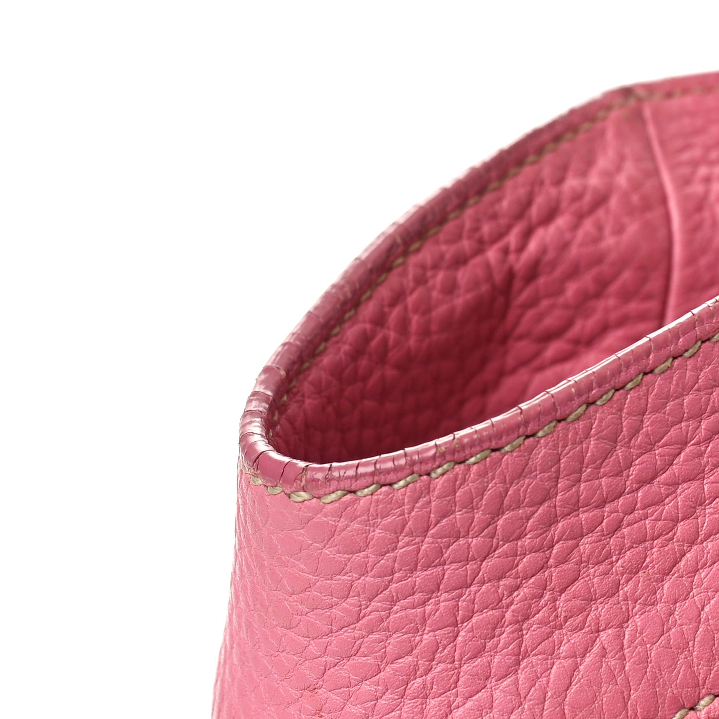 Straw Vitello Daino Shoulder Bag Naturale