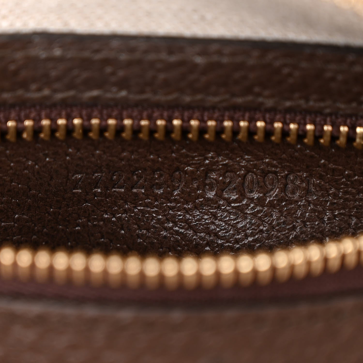 Gucci GG Supreme Monogram Textured Dollar Calfskin Mini Ophidia Flap Shoulder Bag Beige Ebony New Acero 7 of 10