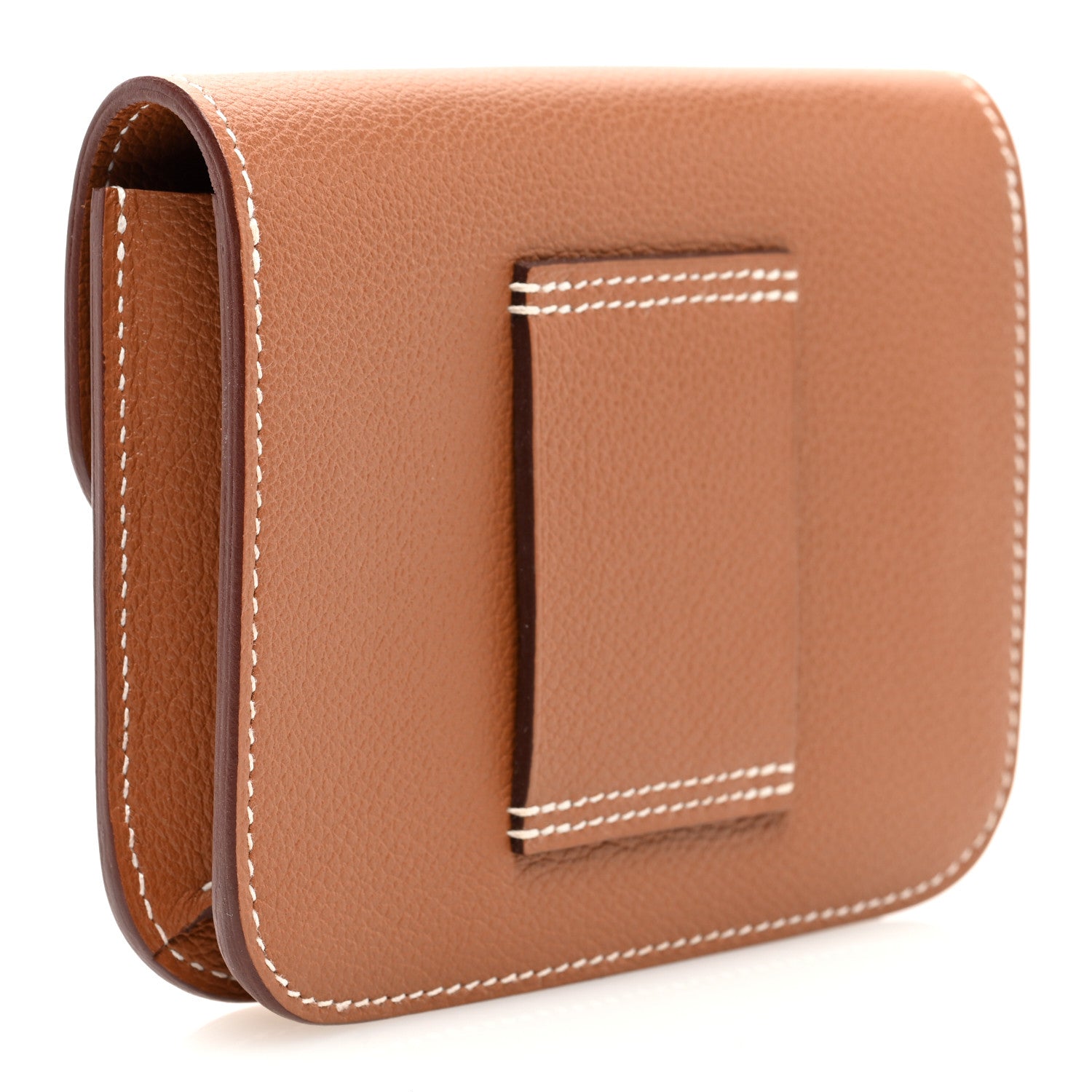 Hermes Evercolor Constance Slim Wallet Gold 4 of 9