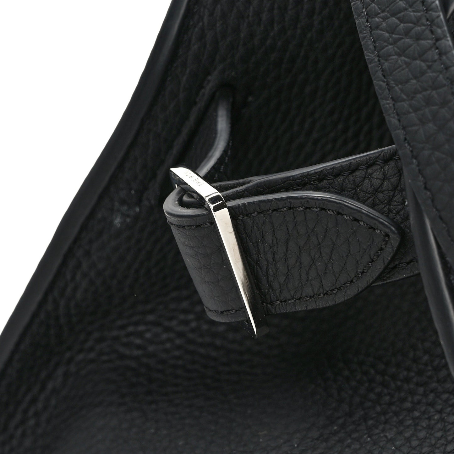 Matte Grained Calfskin Soft Margaux 12 Black