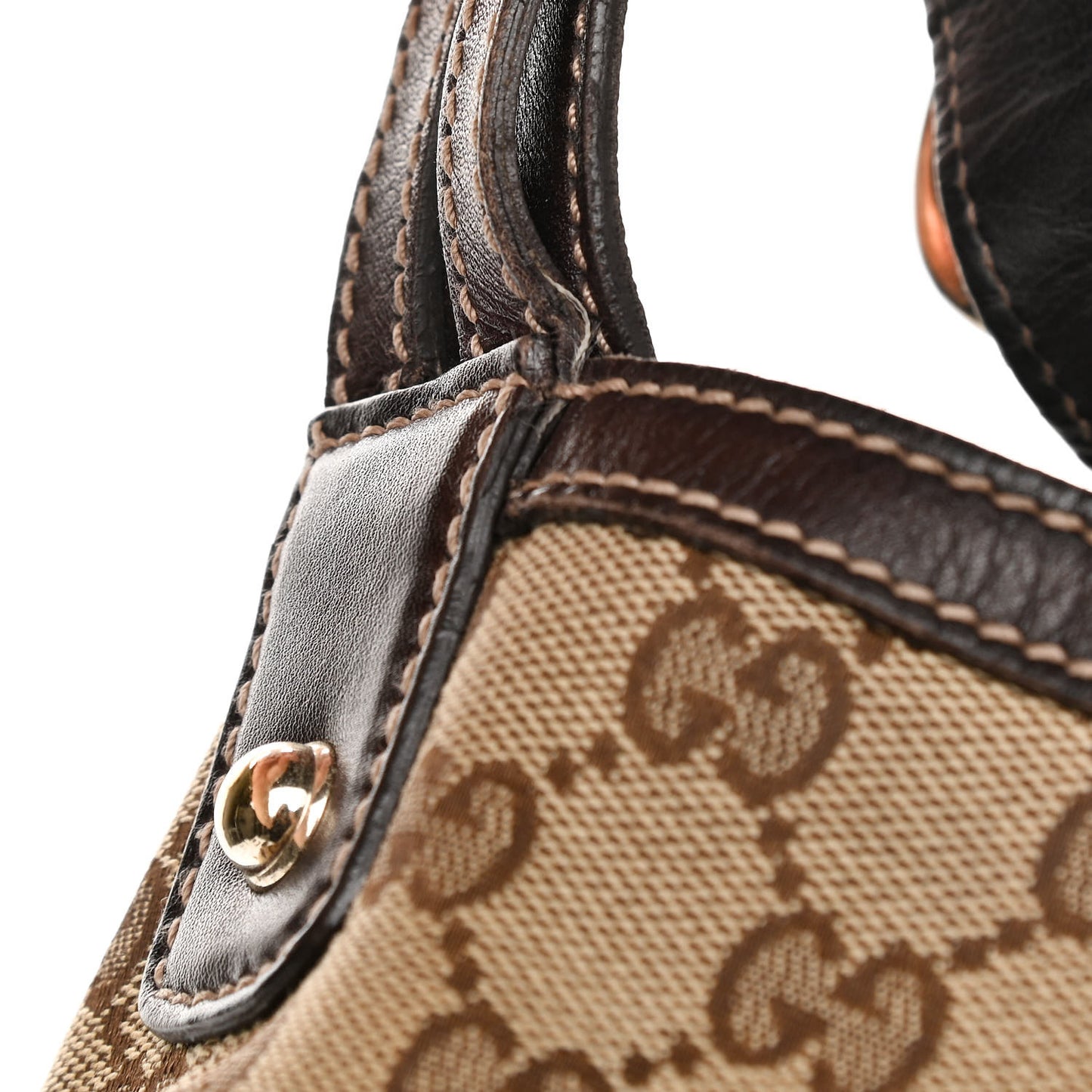 Monogram Large Wave Hobo Dark Brown