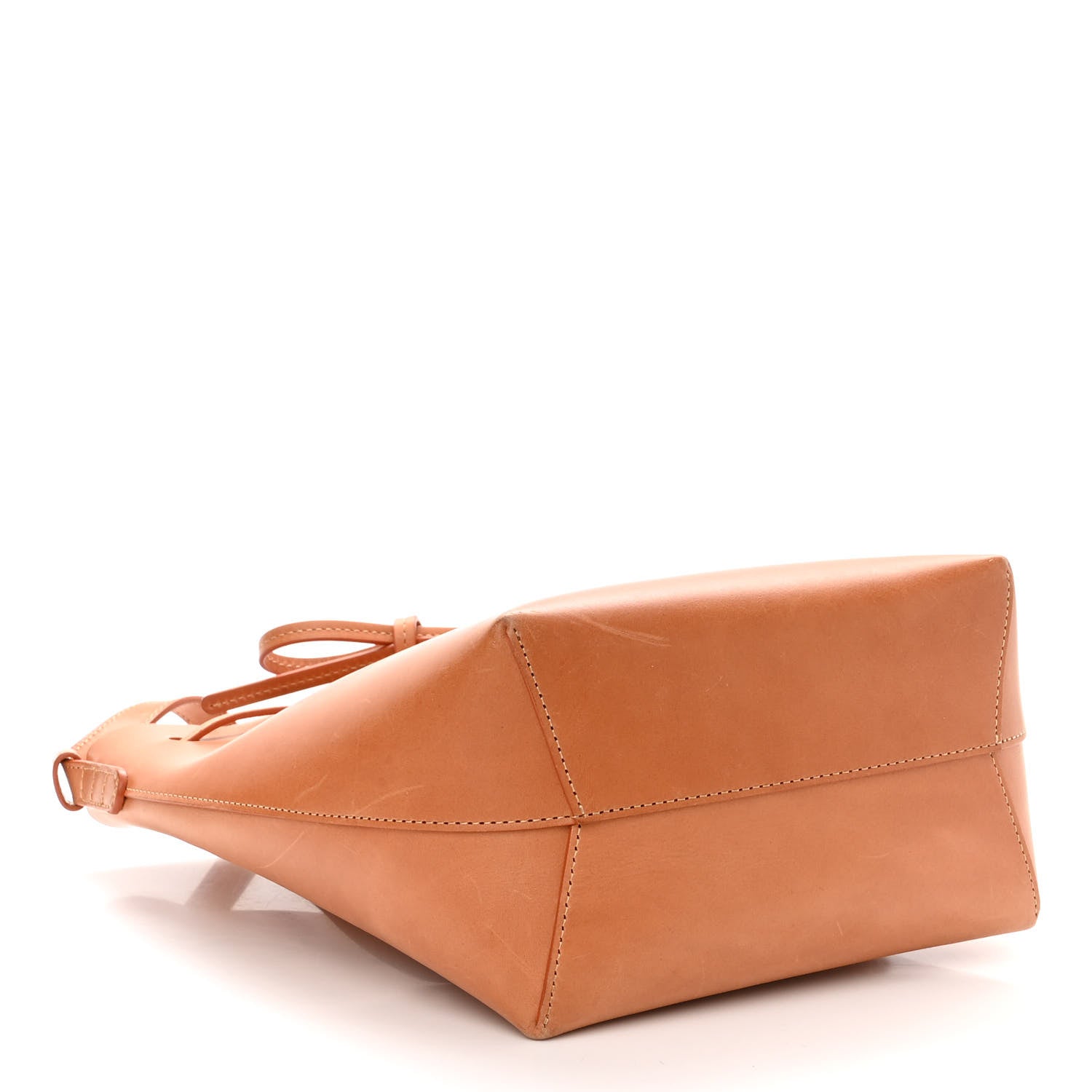 Mansur Gavriel Vegetable Tanned Calfskin Mini Bucket Bag Camello Rosa 4 of 9