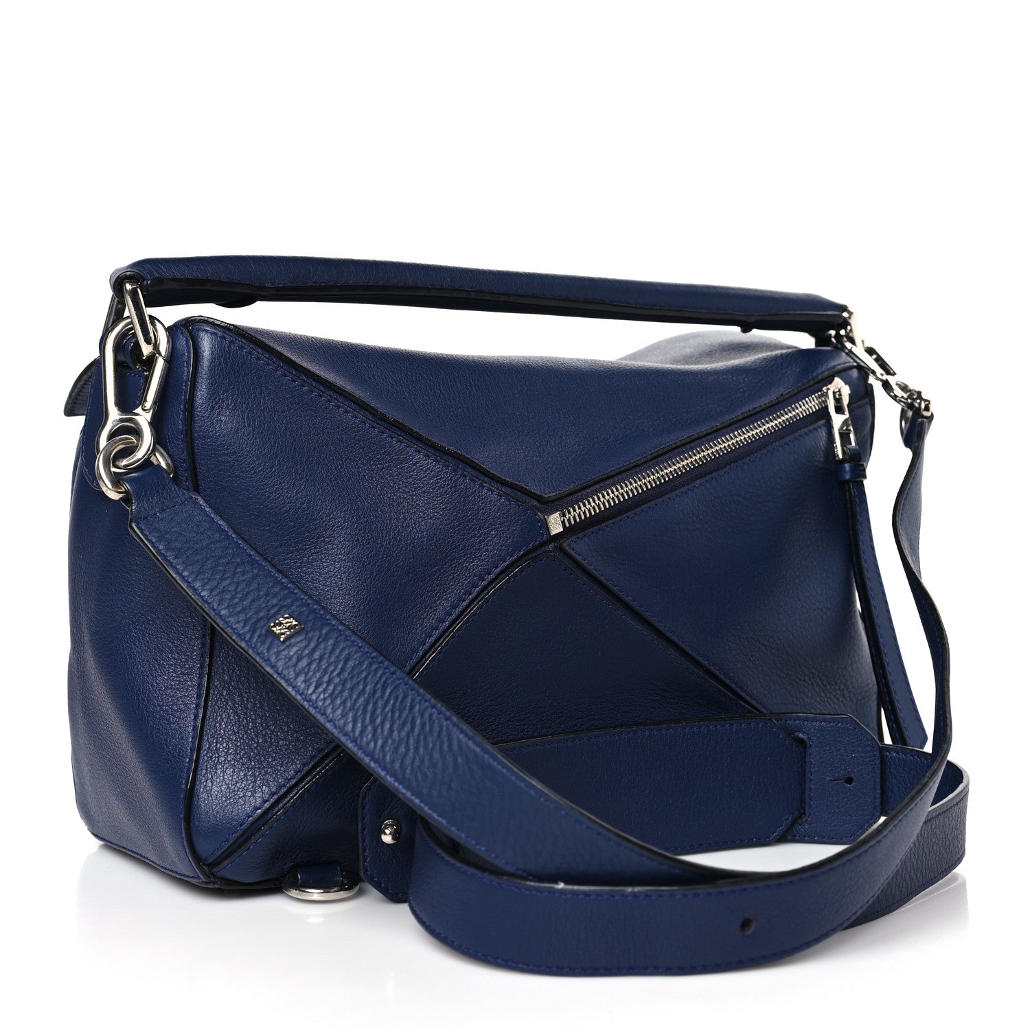 Loewe Calfskin Medium Puzzle Bag Marine 1 of 10