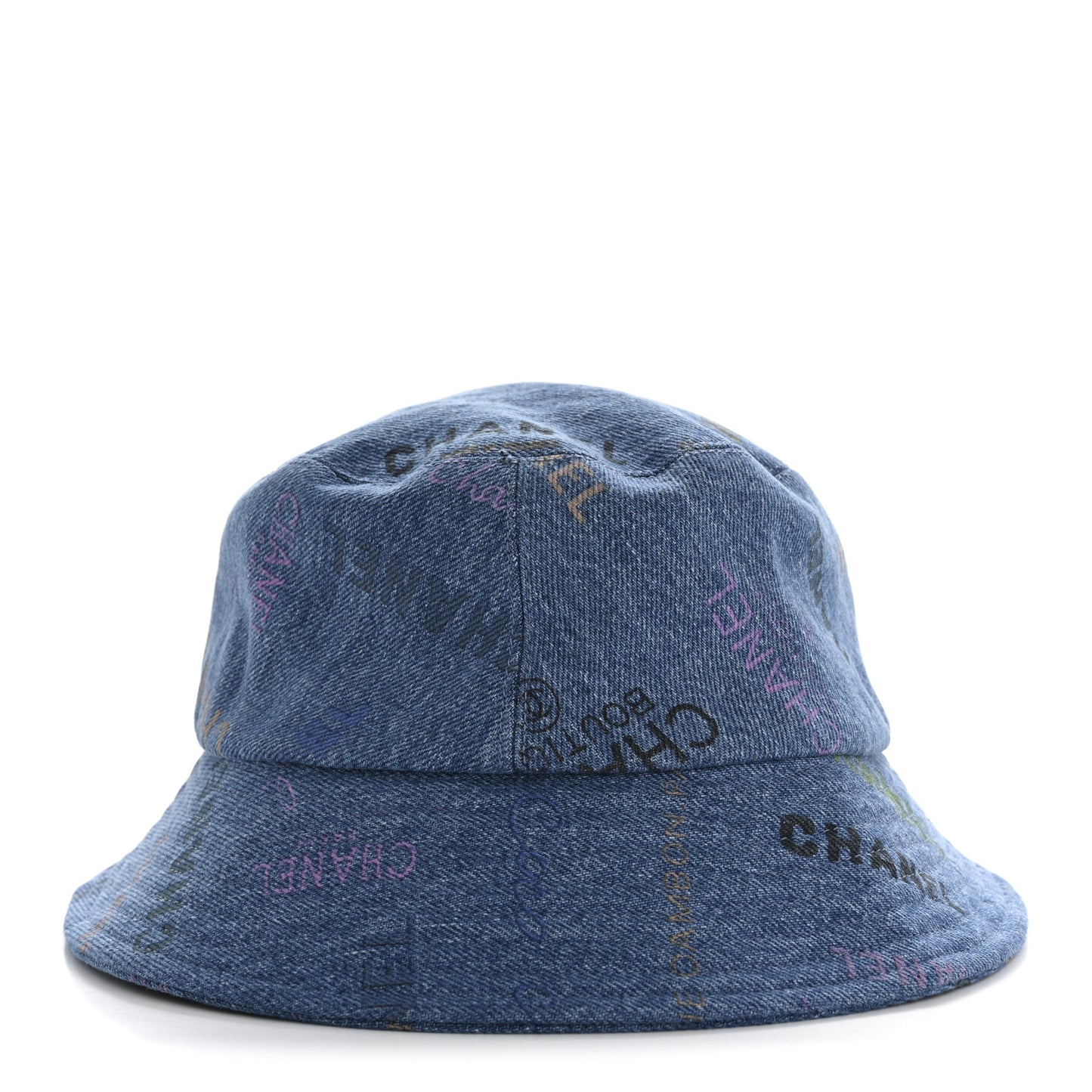 Denim Mood Cloche Bucket Hat L Blue