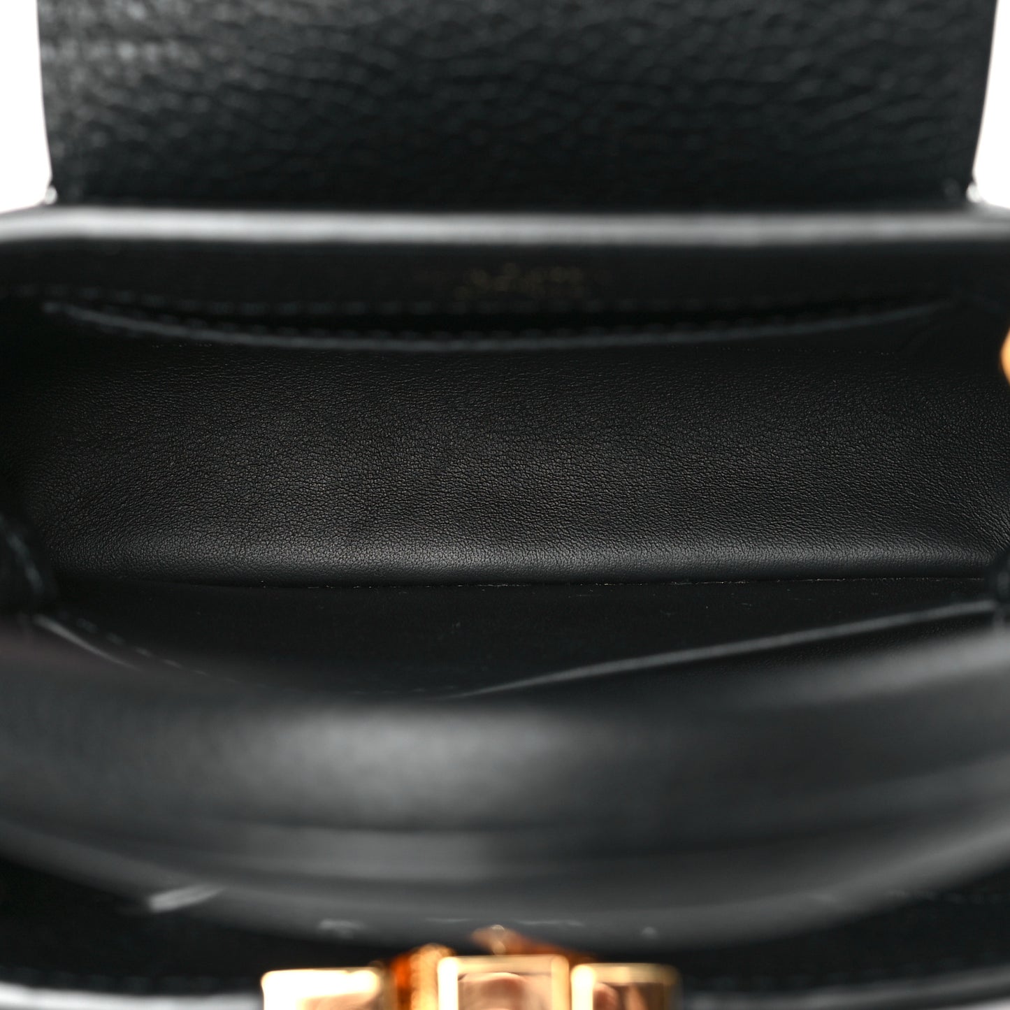 Taurillon Mini Capucines Black