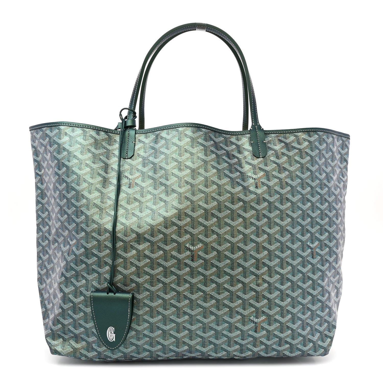 Goyard Iridescent Goyardine Saint Louis GM Pearly Green 1 of 11