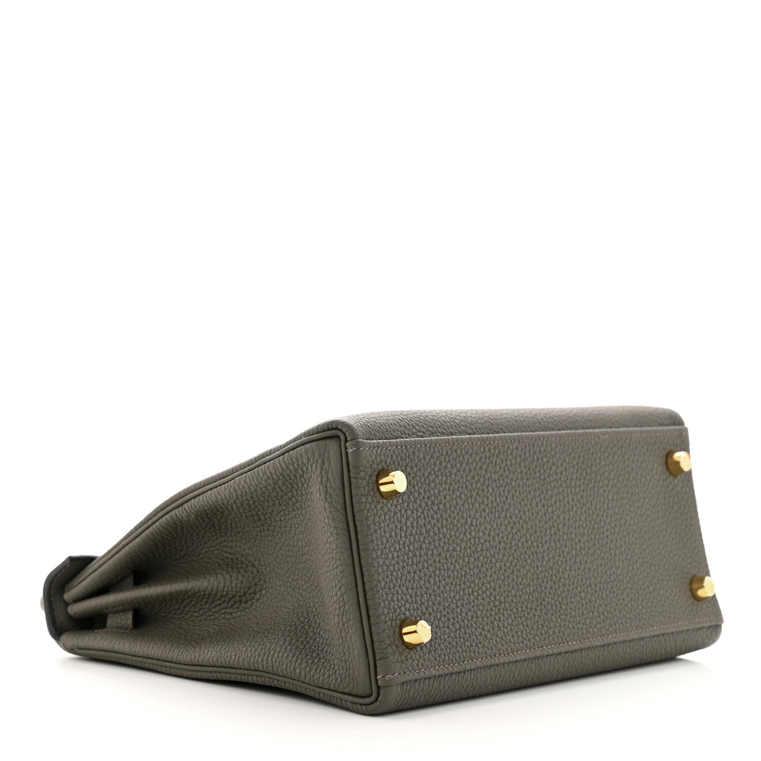 Hermes Togo Kelly Retourne 25 Vert De Gris 4 of 12