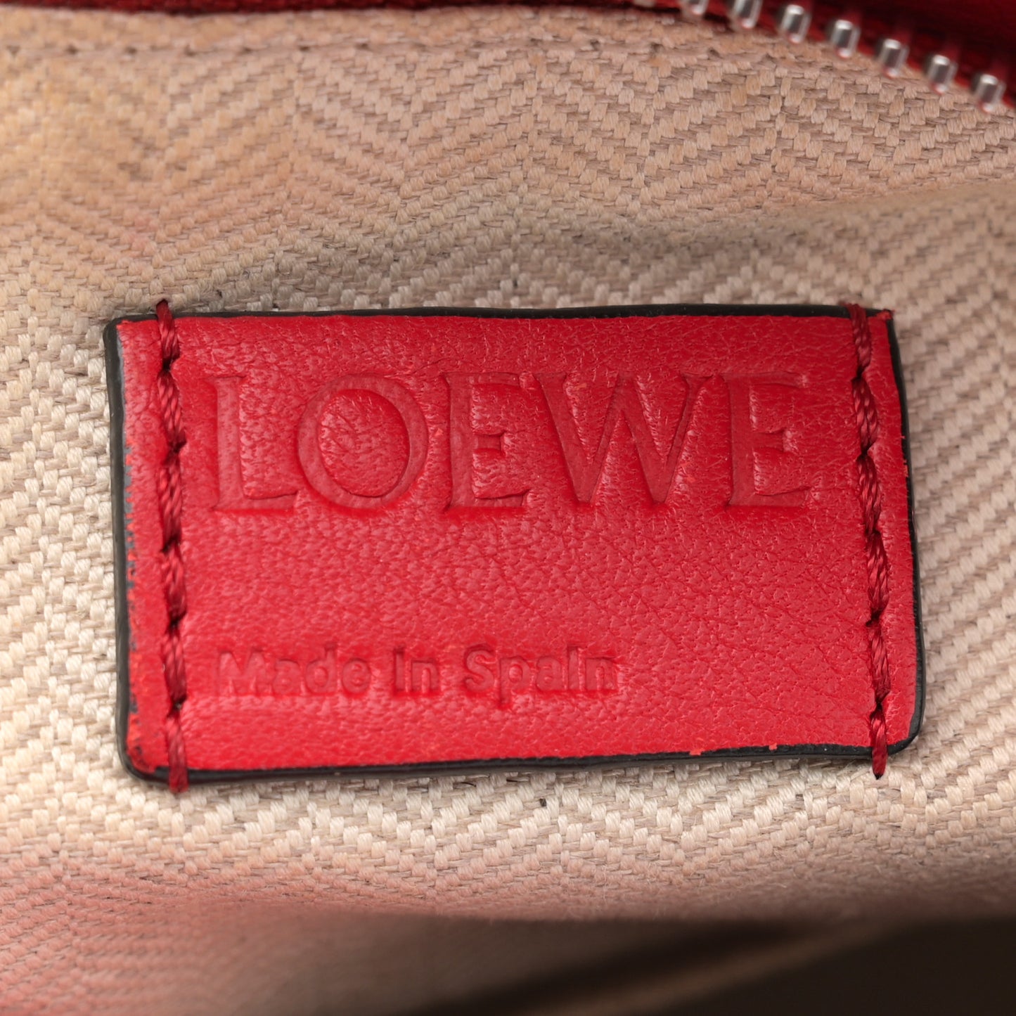 Calfskin Small Puzzle Bag Scarlet