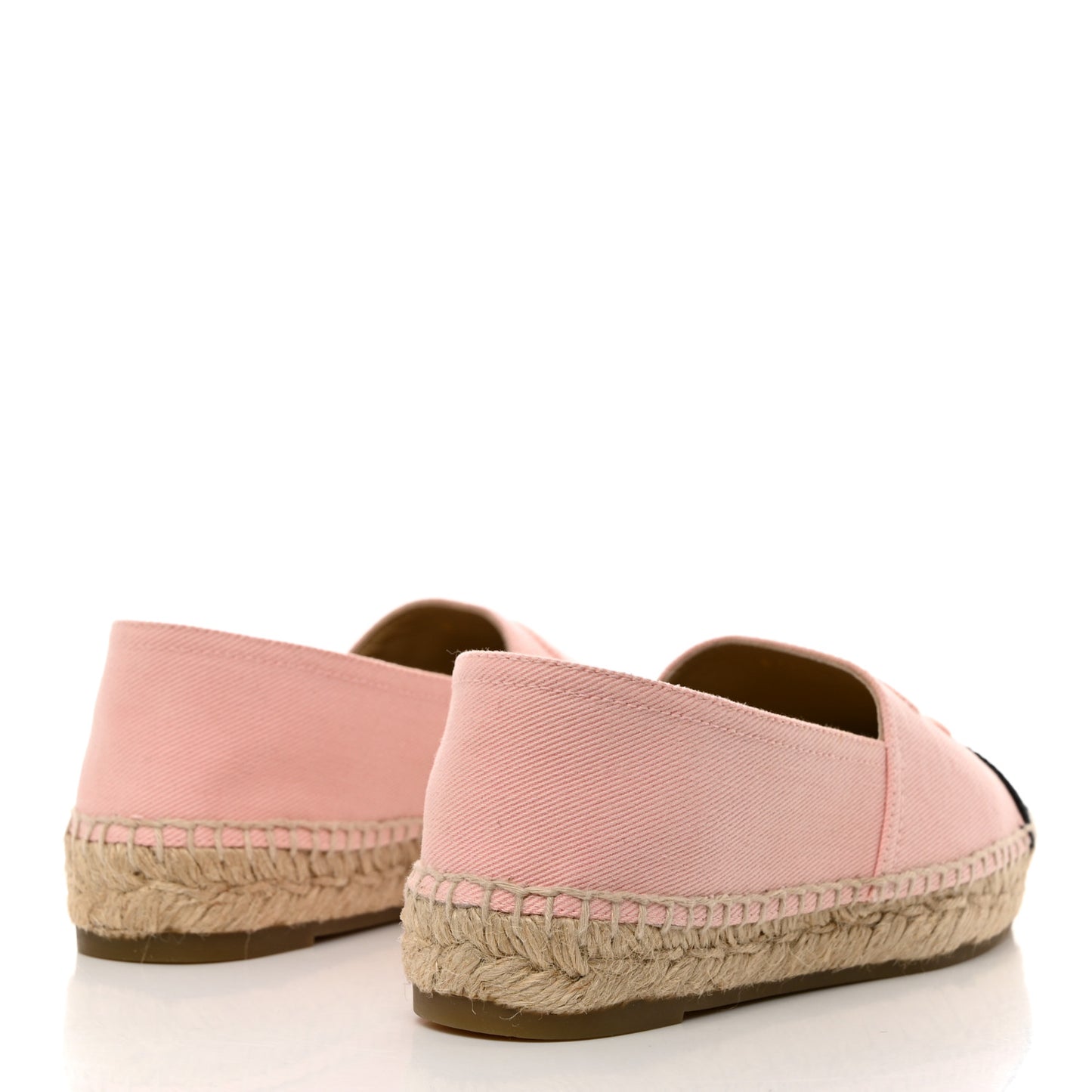 Denim Toile CC Espadrilles 36 Pink Black