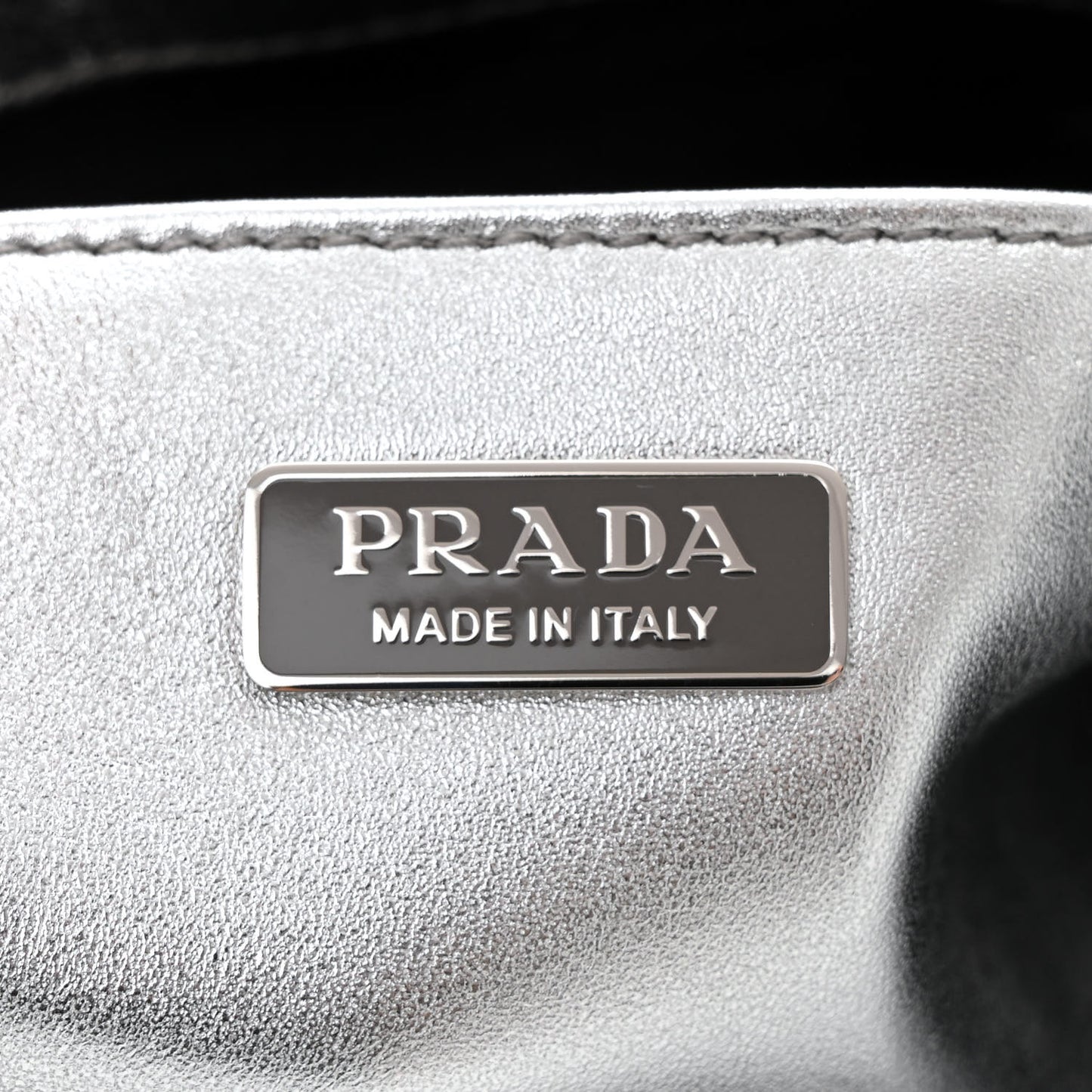 Spazzolato Cleo Shoulder Bag Argento