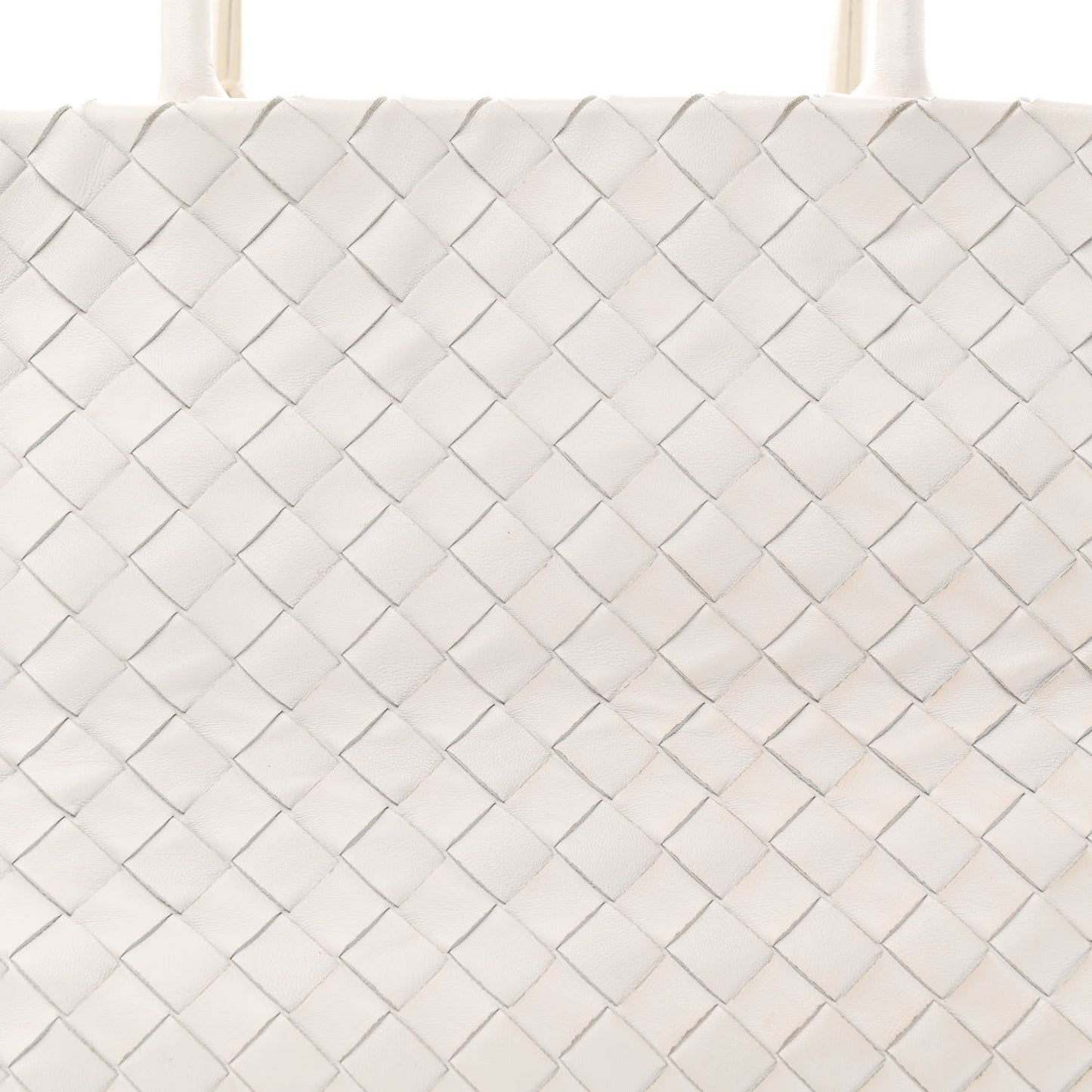 Nappa Intrecciato Tote Bag White