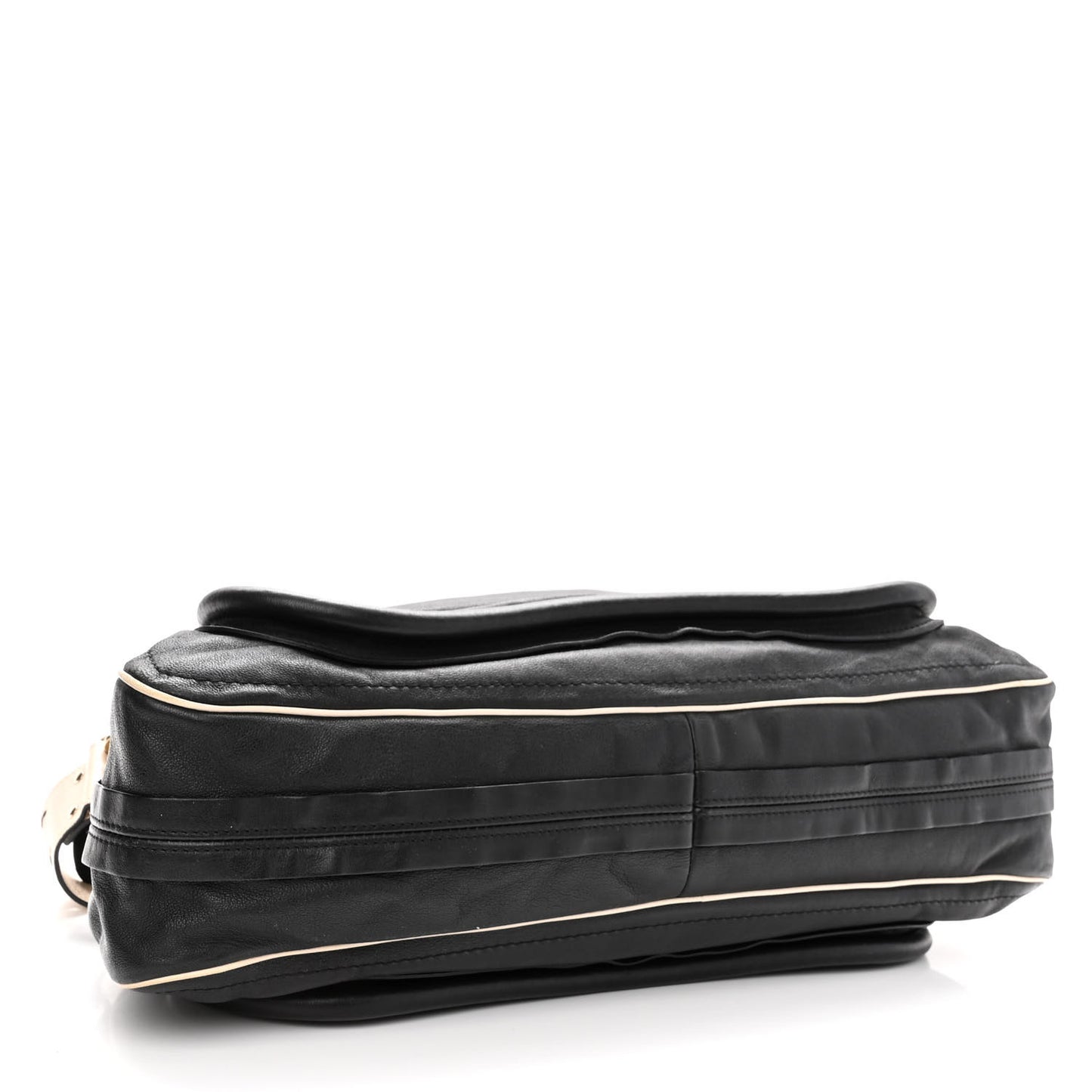 Calfskin Large Military Paraty Black