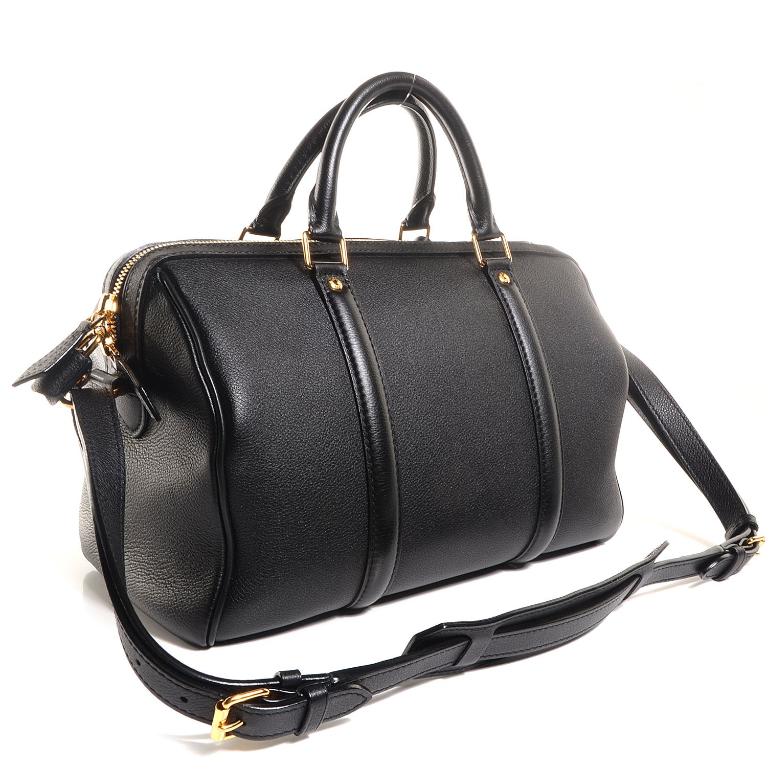 Louis Vuitton Calfskin SC Bag PM Black 3 of 7