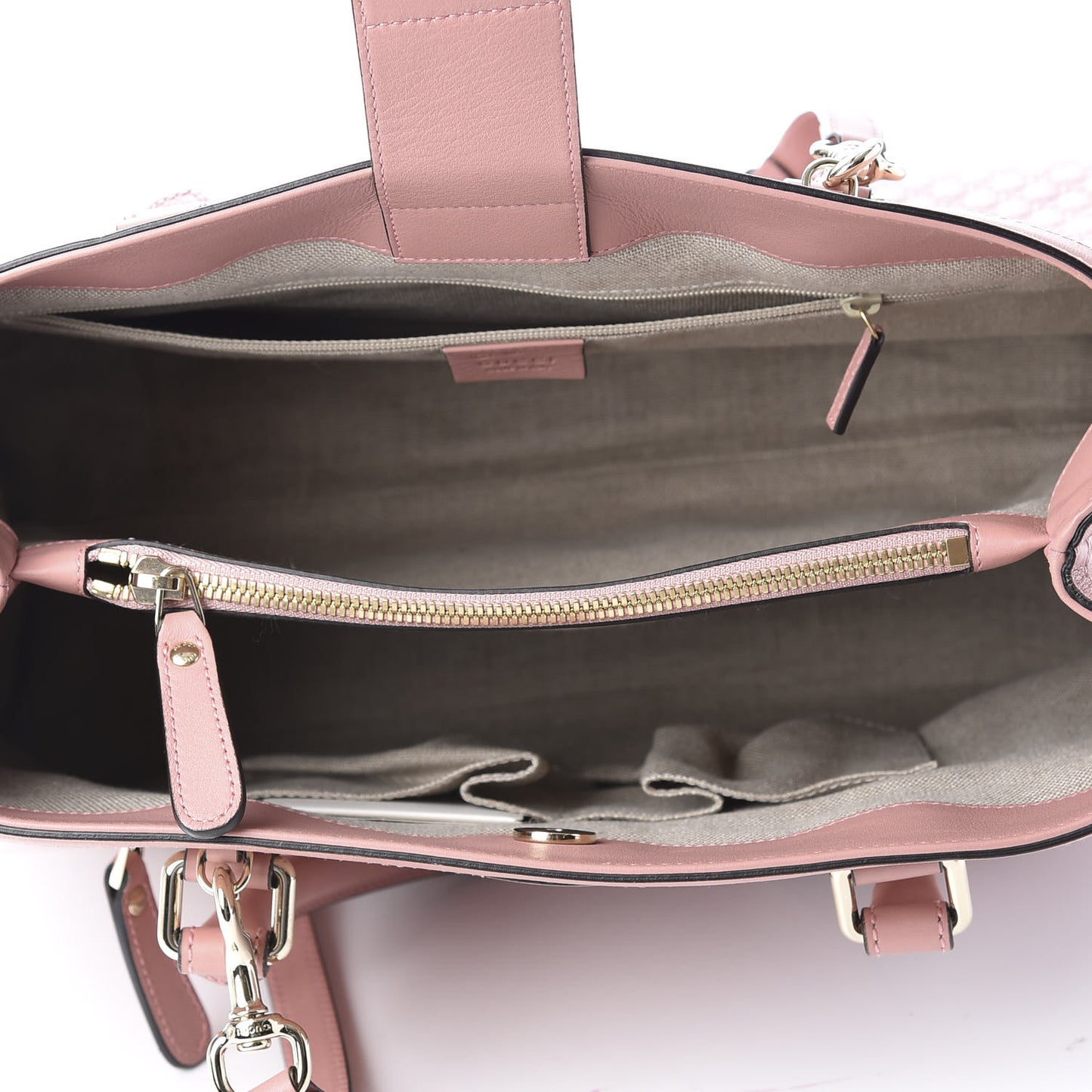 Soft Microguccissima Medium Tote Soft Pink