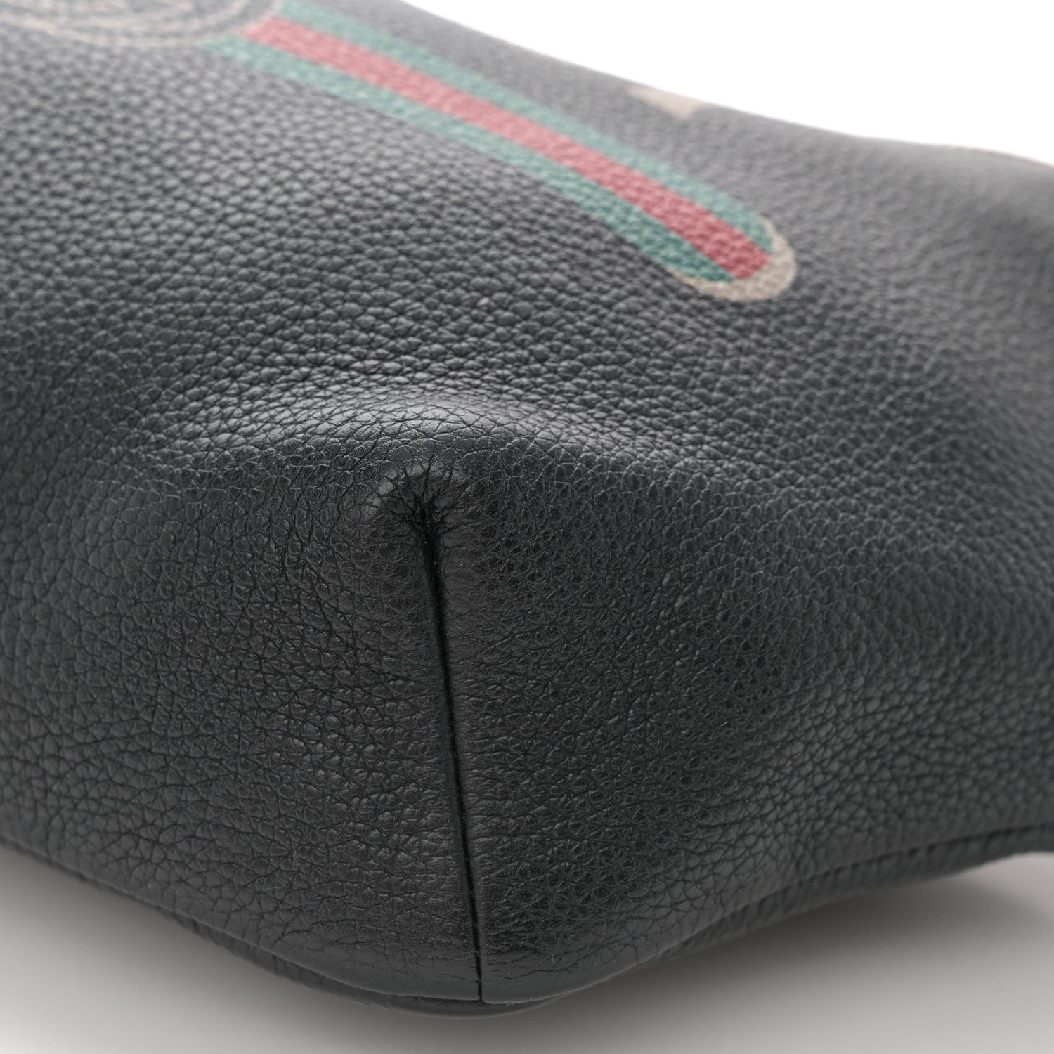 Gucci Grained Calfskin Logo Belt Bag Black 10 of 10