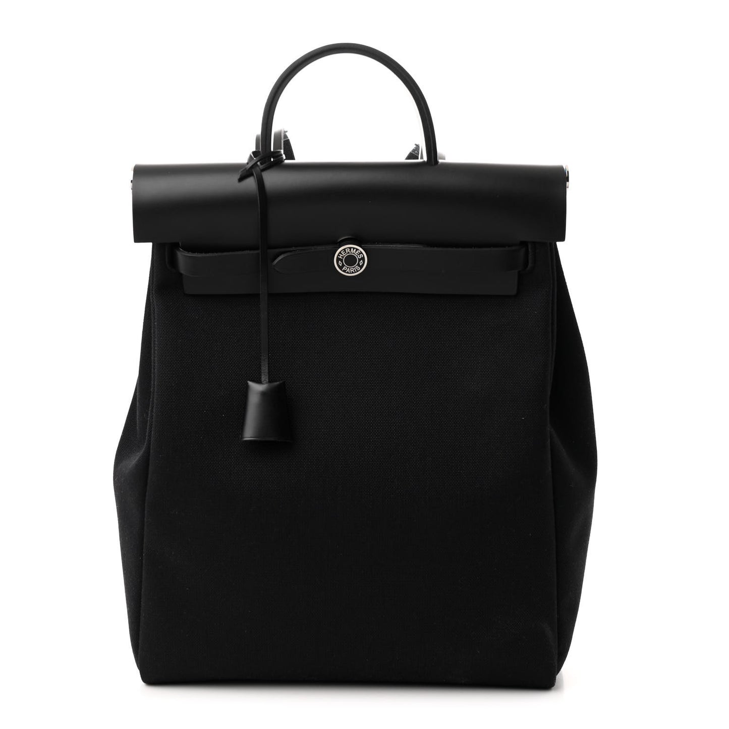 Military Toile Vache Hunter Herbag a Dos Zip Retourne Backpack Black