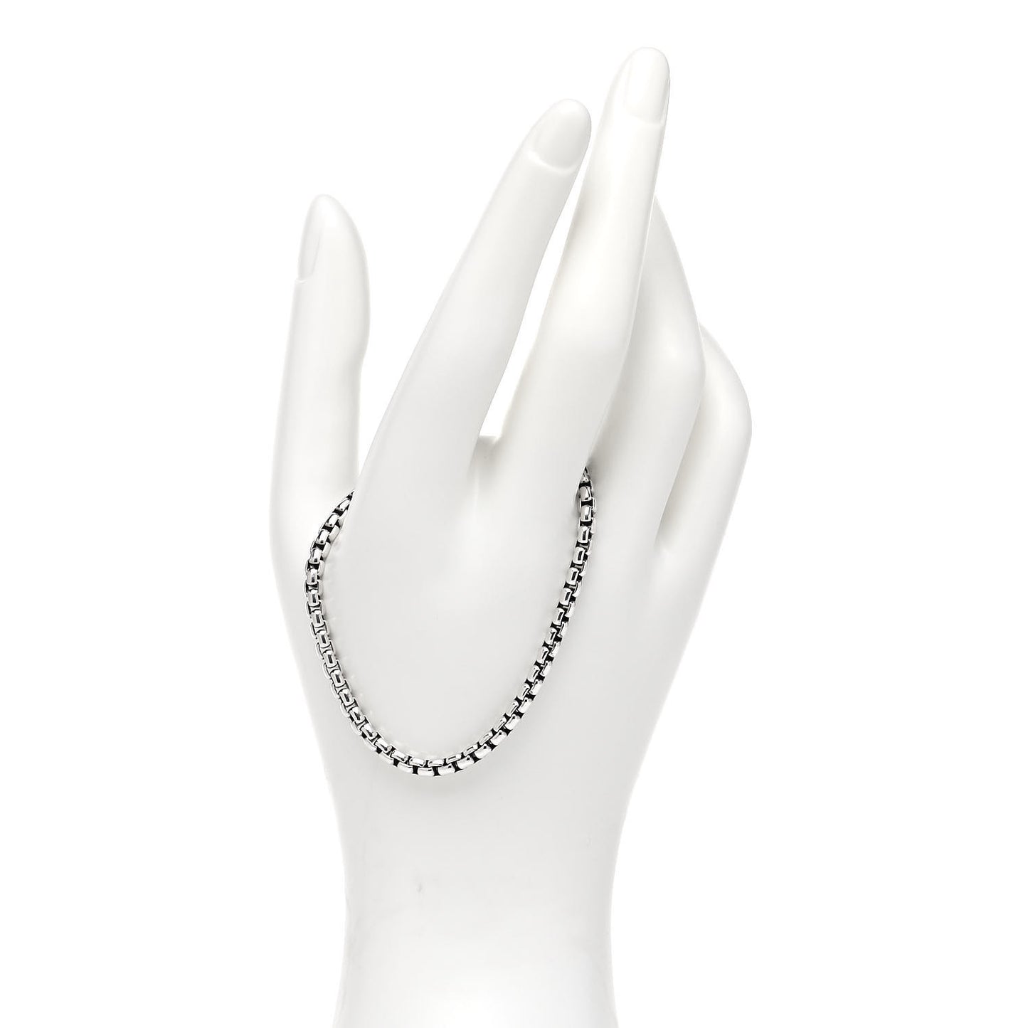 Sterling Silver 4mm Box Chain Bracelet