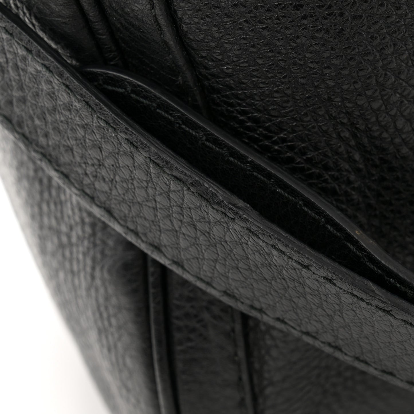 Calfskin Vintage Web Medium Boston Black