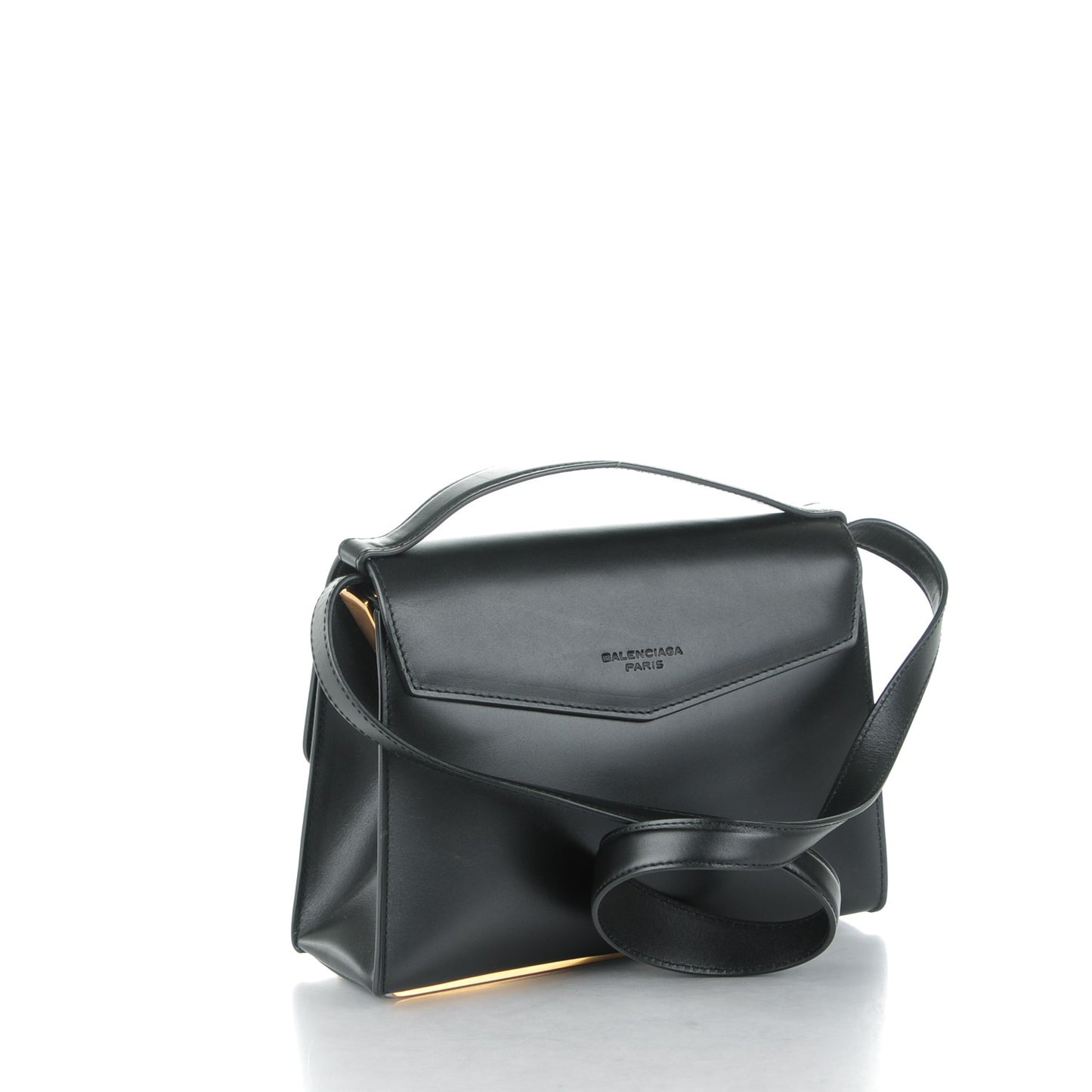 Calfskin Mini Trapeze Maillon Shoulder Bag