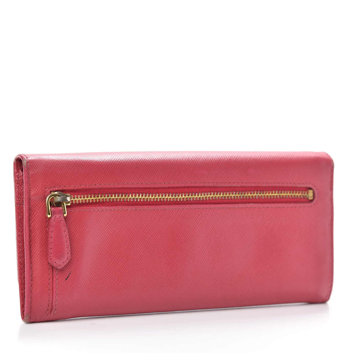 Saffiano Bow Continental Wallet Peonia