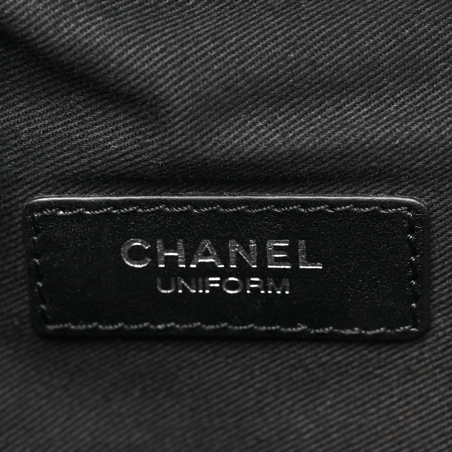 Lambskin Quilted Waist Belt Bag Black