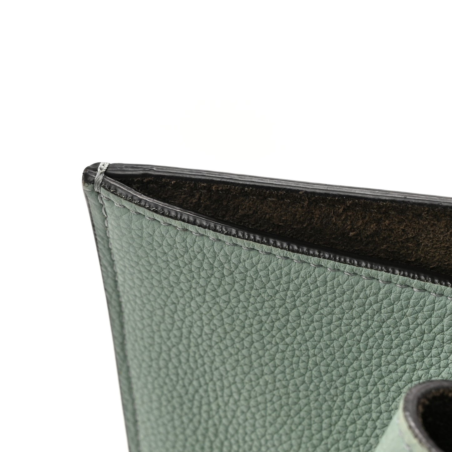 Grained Calfskin Medium Phantom Luggage Jade