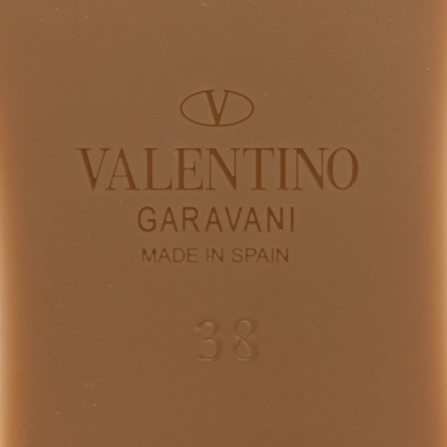Valentino Garavani Calfskin Rockstud Wedge Mule 38 Poudre 6 of 10