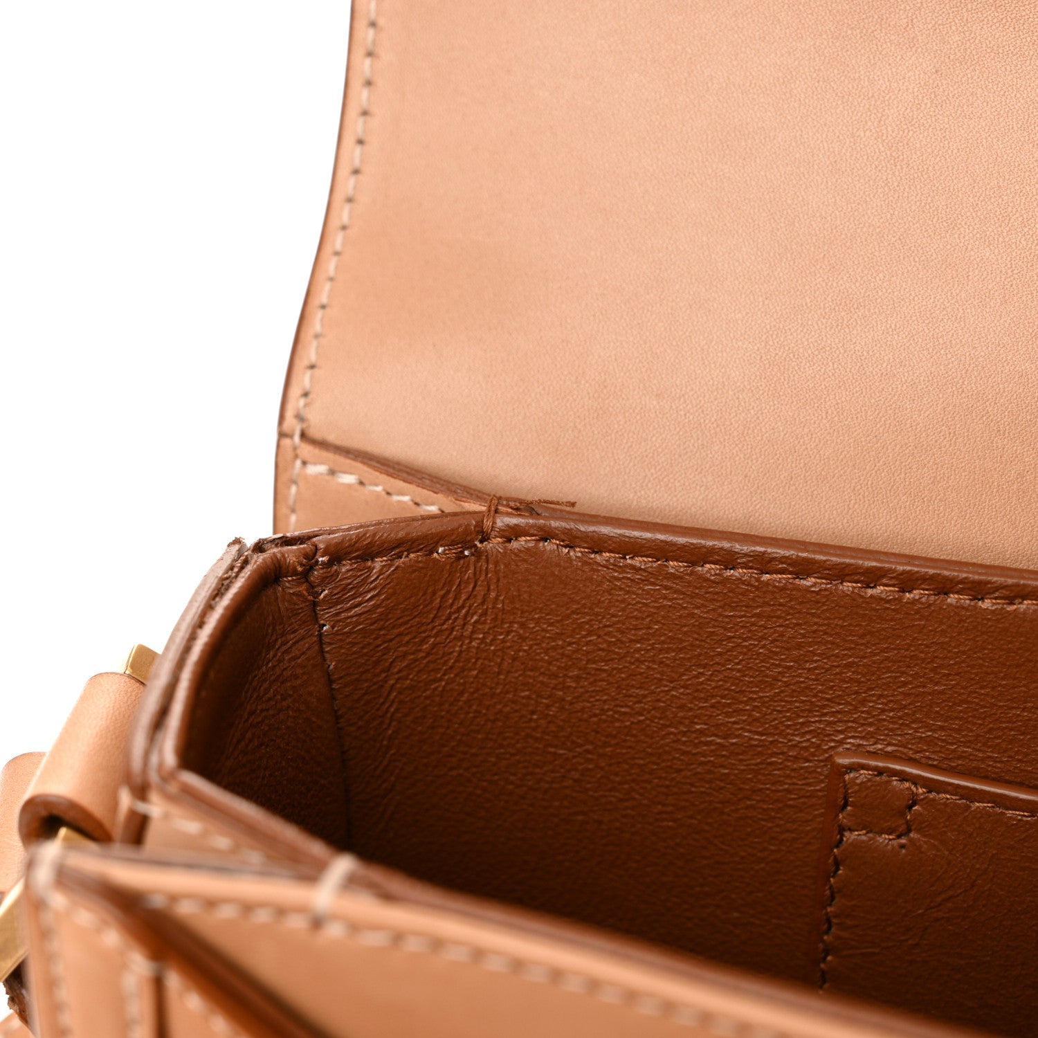 Saint Laurent Box Calfskin Monogram Medium Solferino Satchel Natural Tan 10 of 15