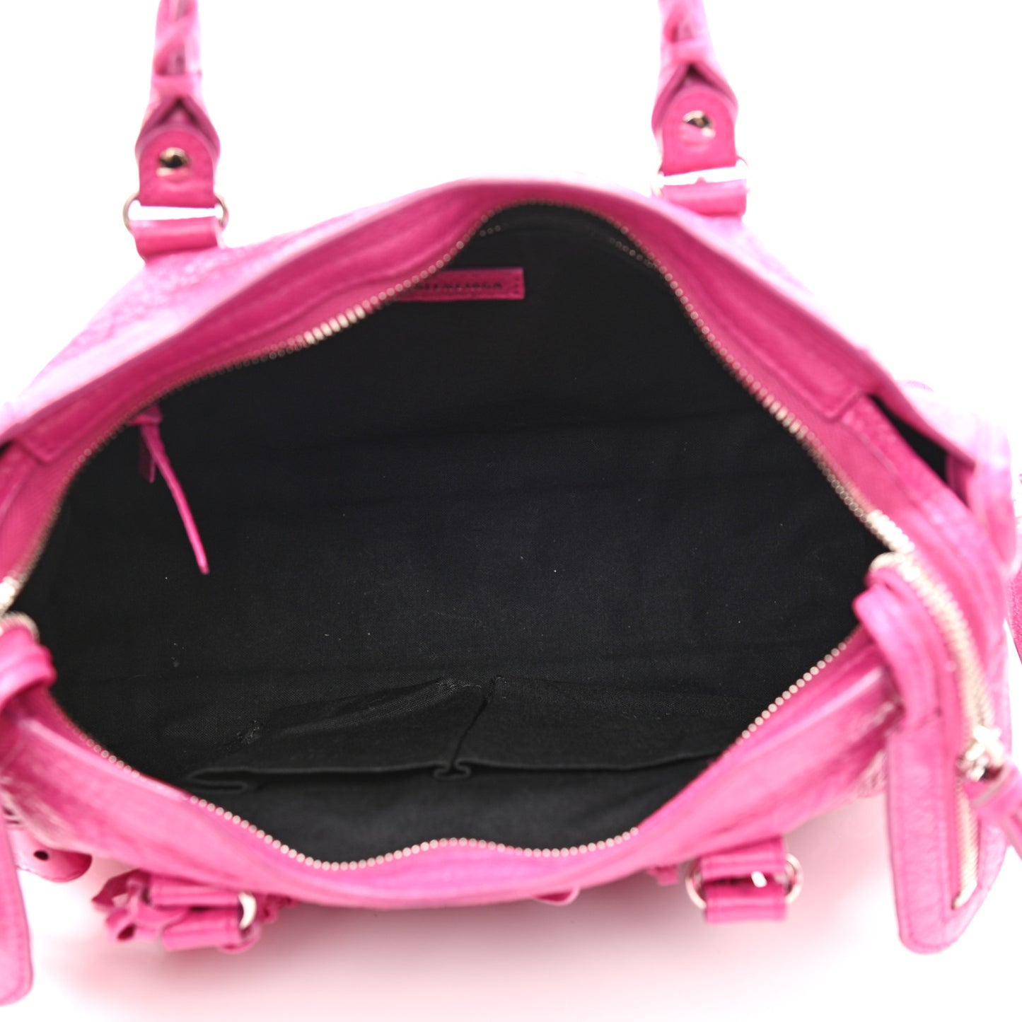 Agneau Classic Silver Hardware S City Rose Magenta