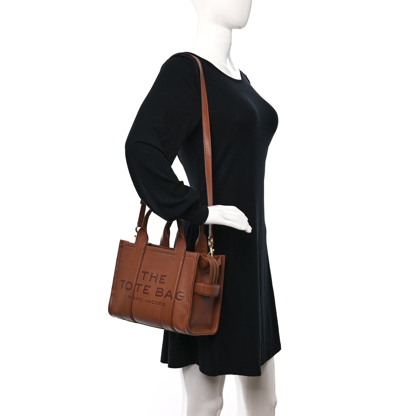 Grained Calfskin Medium The Tote Bag Argan Oil