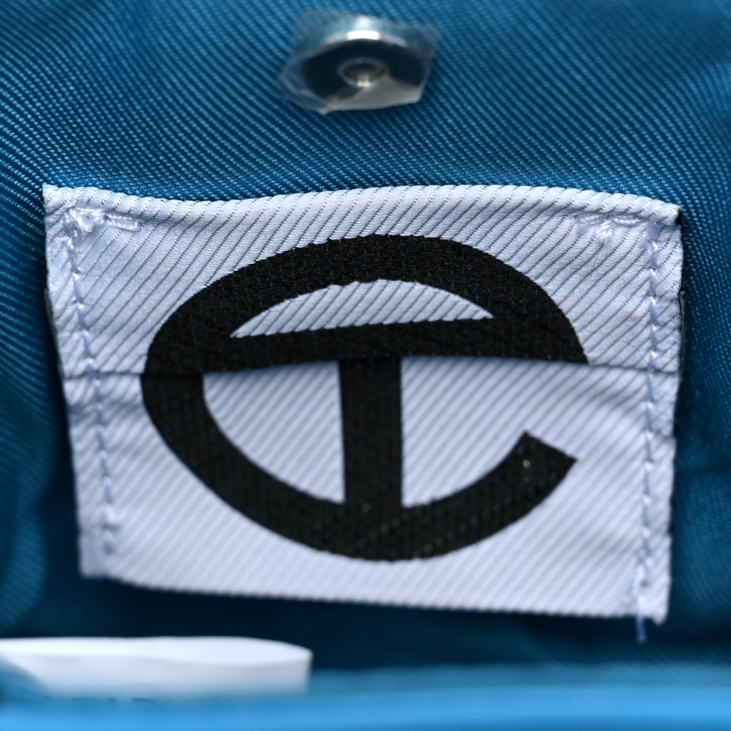 Vegan Leather Small Shopping Bag Cyan