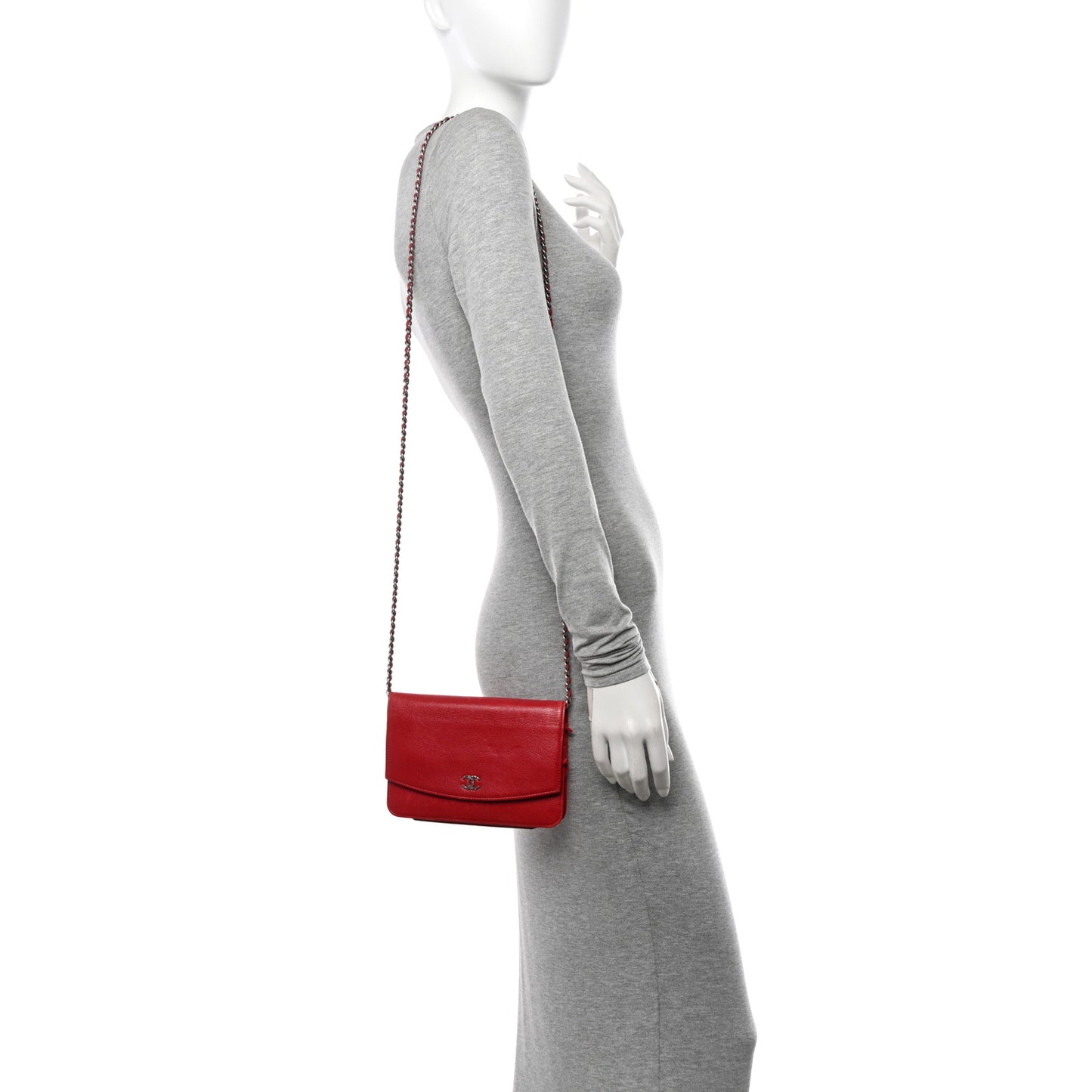 Caviar Sevruga Wallet on Chain WOC Red