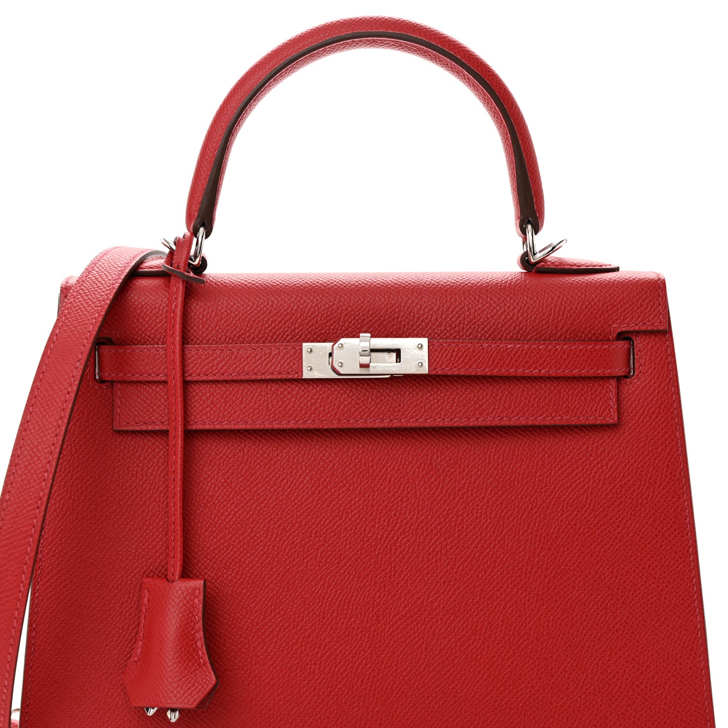 Hermes Epsom Kelly Sellier 25 Rouge Casaque 8 of 10