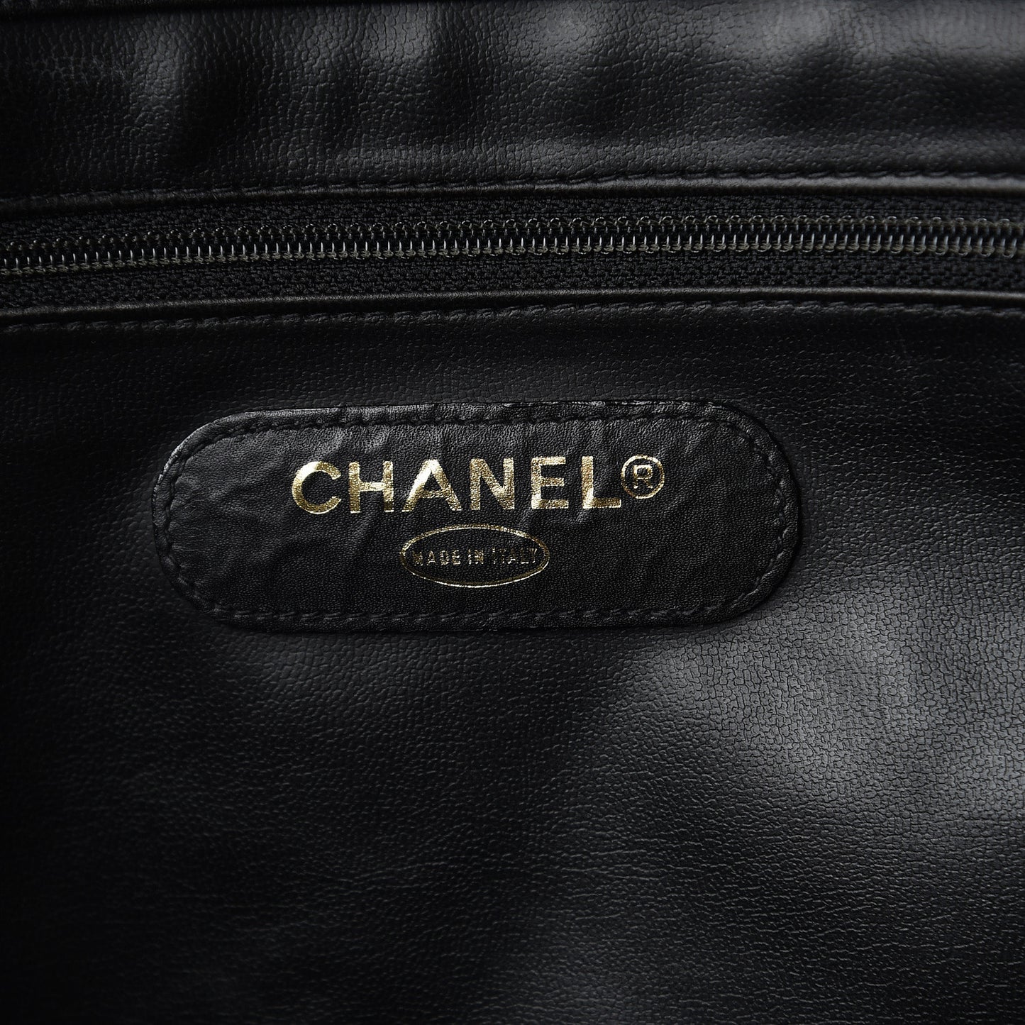 Calfskin Stitched XL Weekender Black