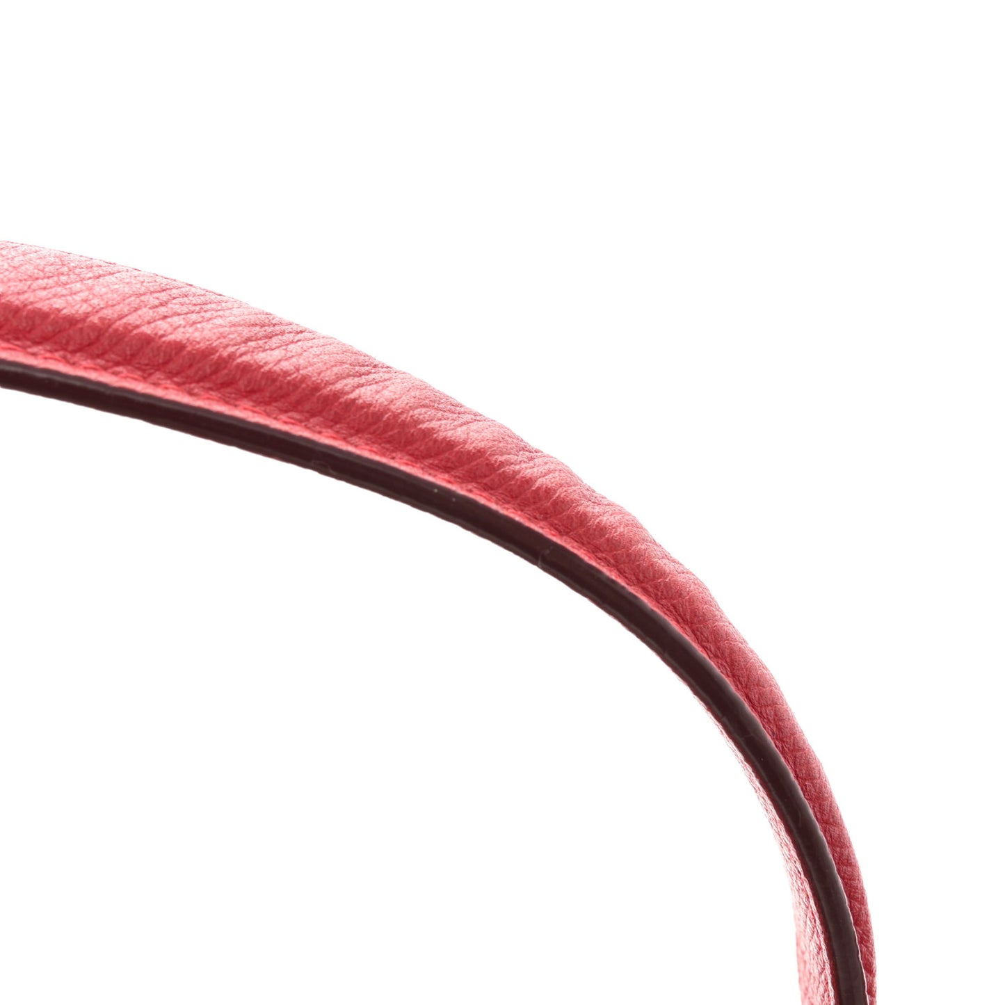 Grained Calfskin Mini Belt Bag Coquelicot