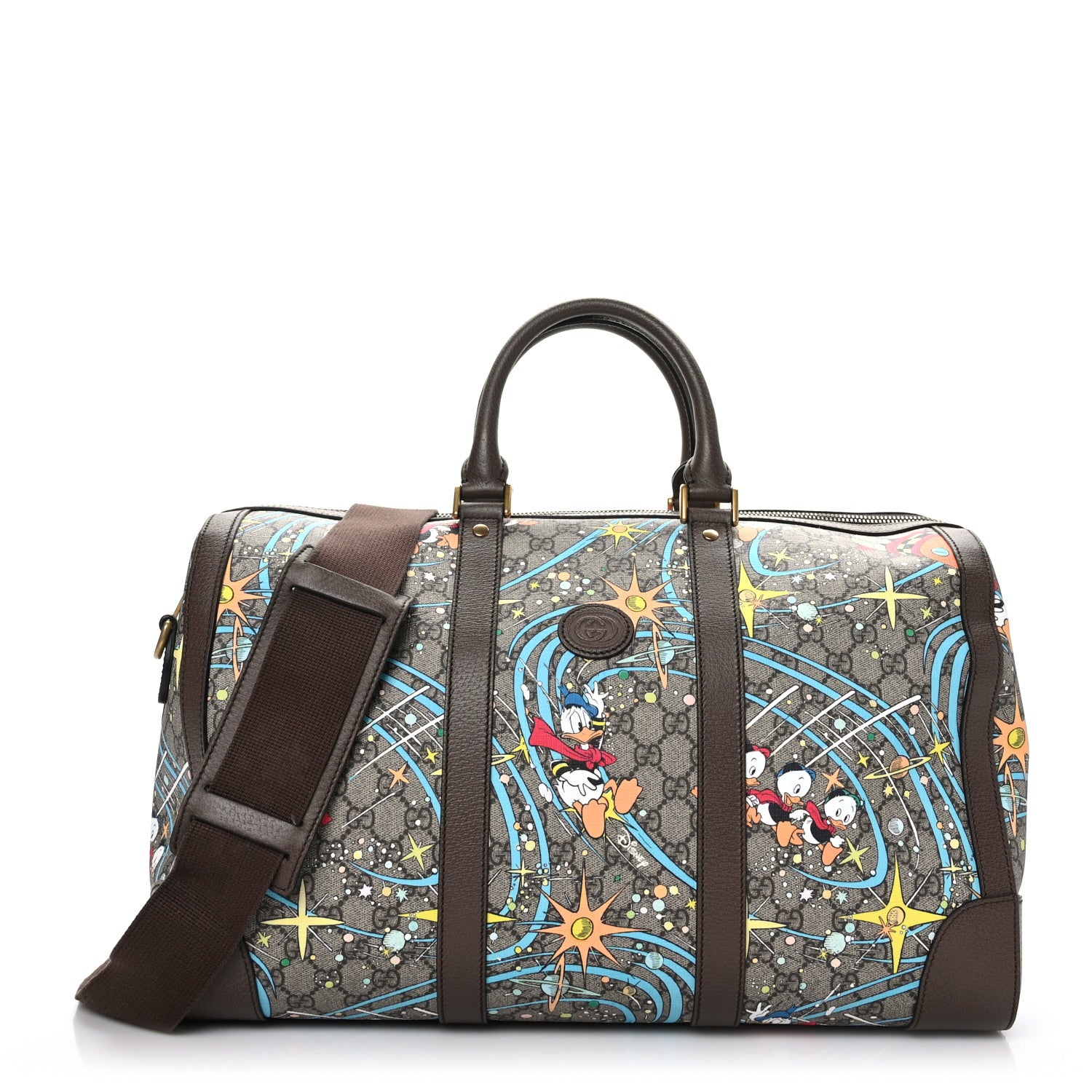 Gucci X DISNEY GG Supreme Monogram Donald Duck Retro Interlocking