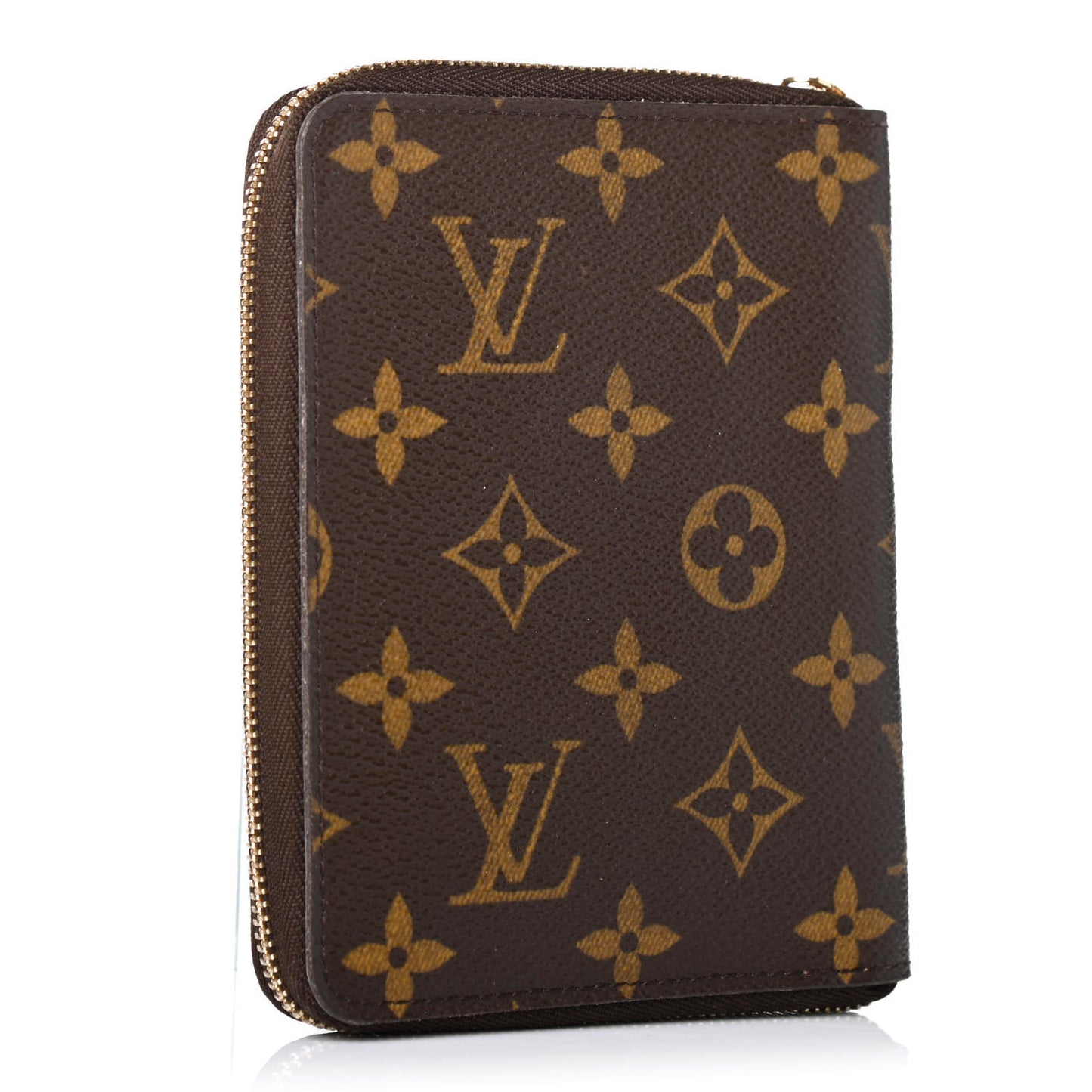 Monogram Zipped Passport Holder Wallet